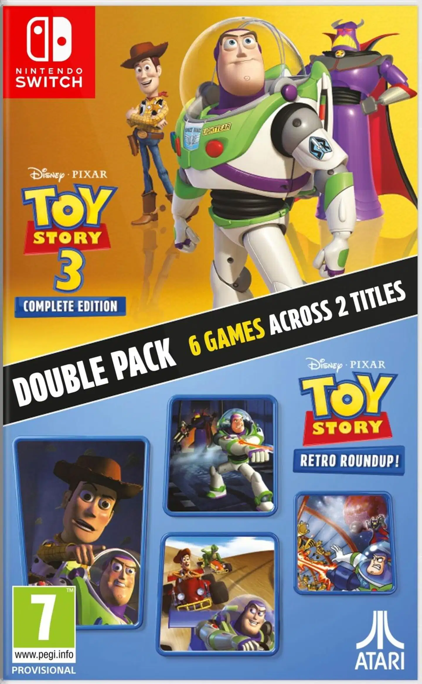 Nintendo Switch Toy Story: Retro Roundup! + Toy Story 3 Complete Edition Double Pack
