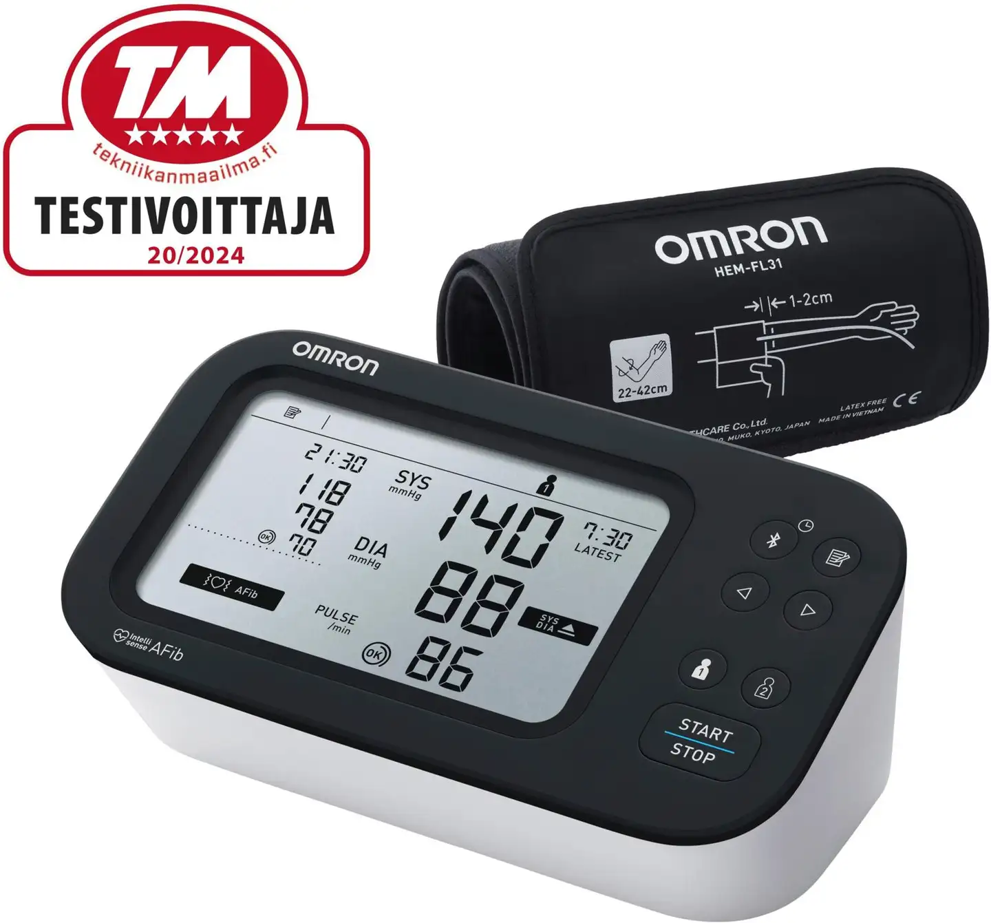 Omron M7 Intelli IT Afib verenpainemittari - 1