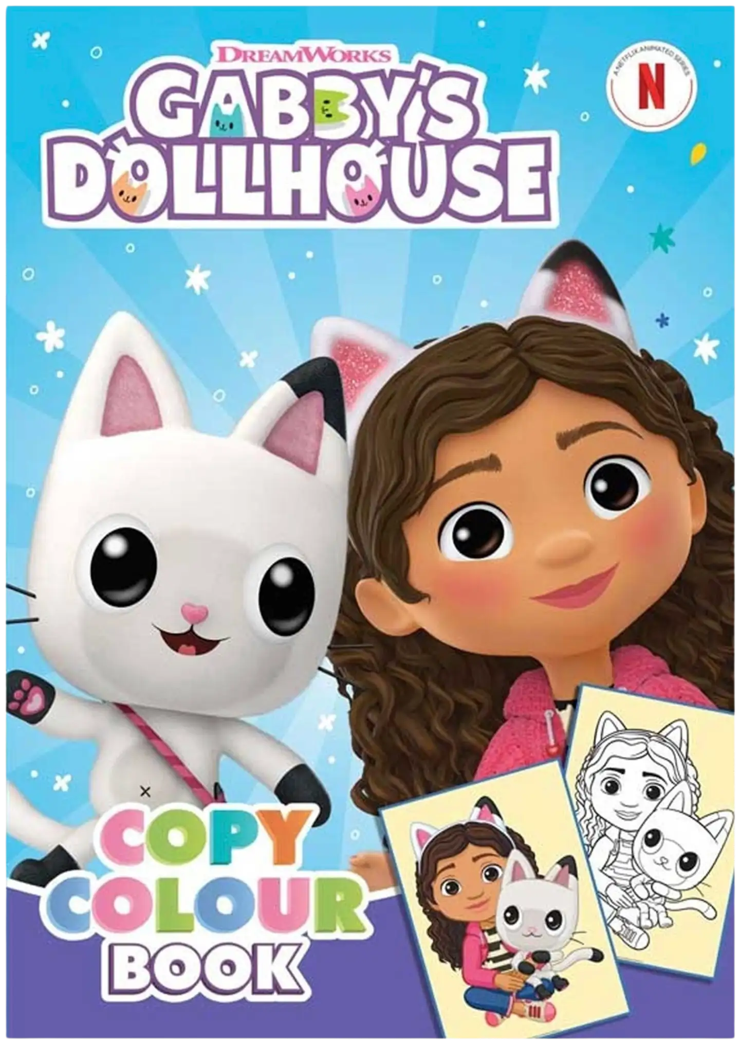 Gabby's Dollhouse copy color värityskirja