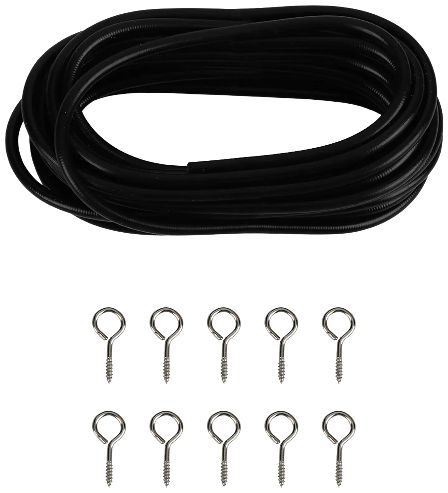 Ihanin verhovaijeri musta 5m - 1