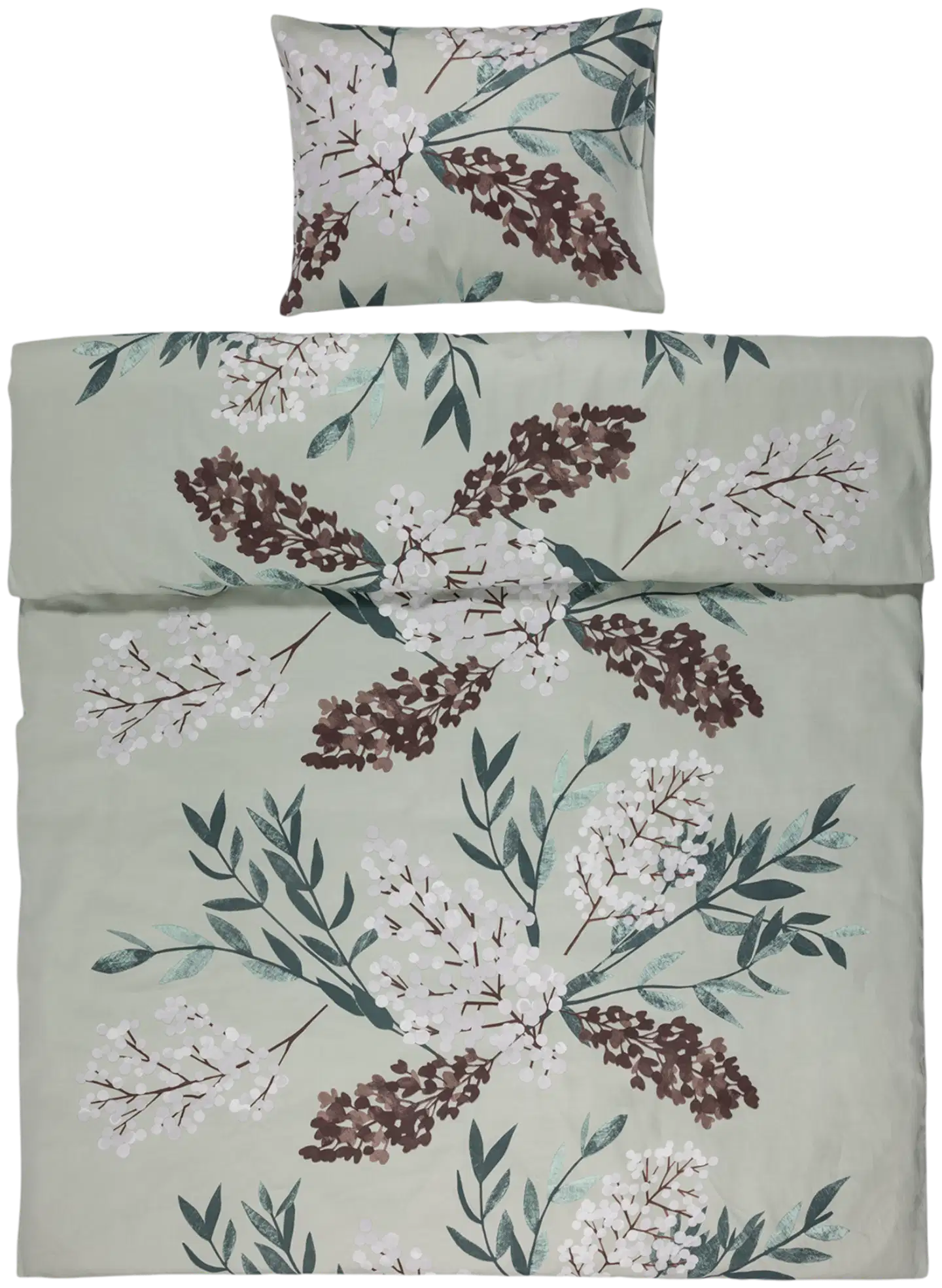 Pentik Joulun Hetki pussilakanasetti 150x210 cm + 50x60 cm vihreä - 2