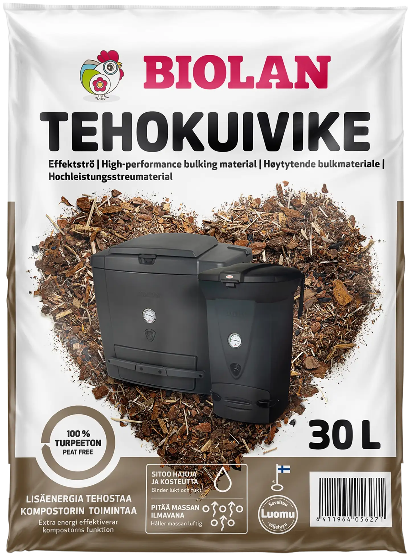 Biolan Tehokuivike 30 l turpeeton