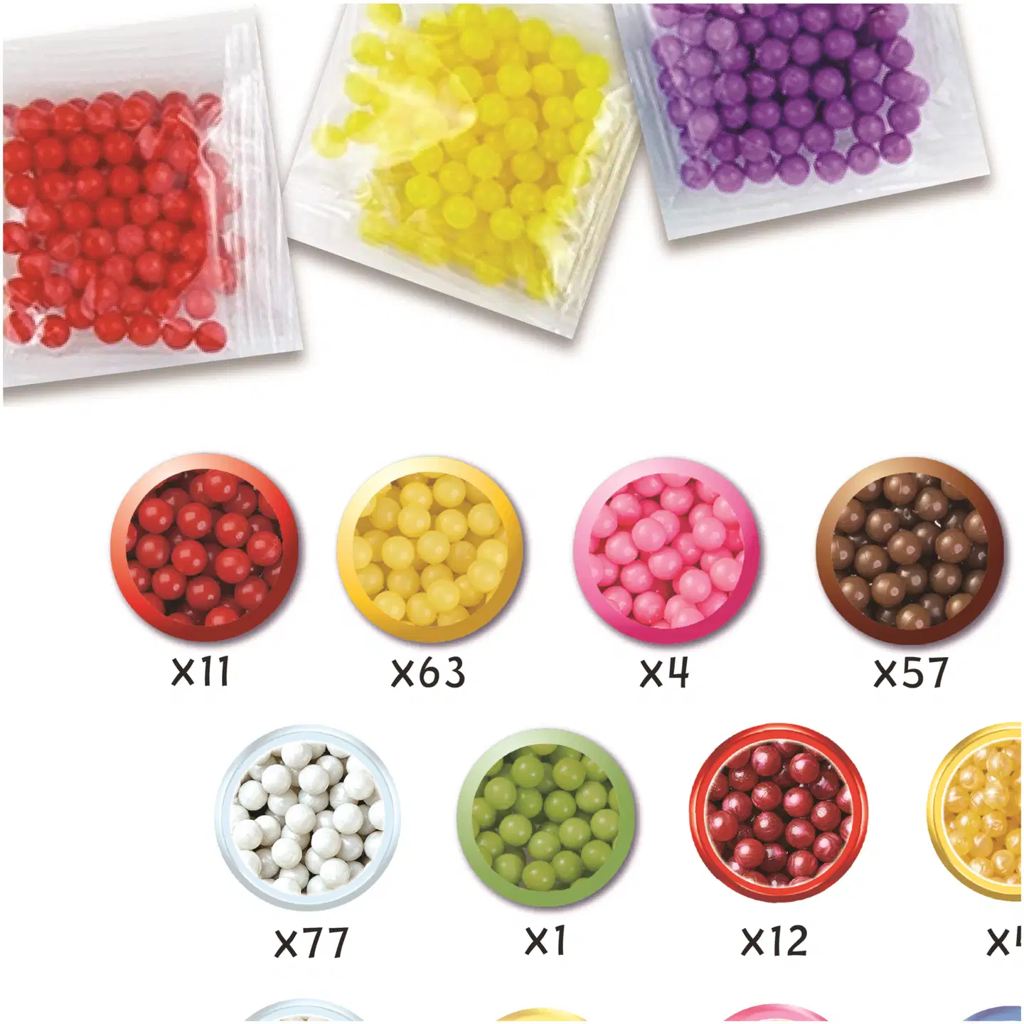 Aquabeads Herkkusetti - 4