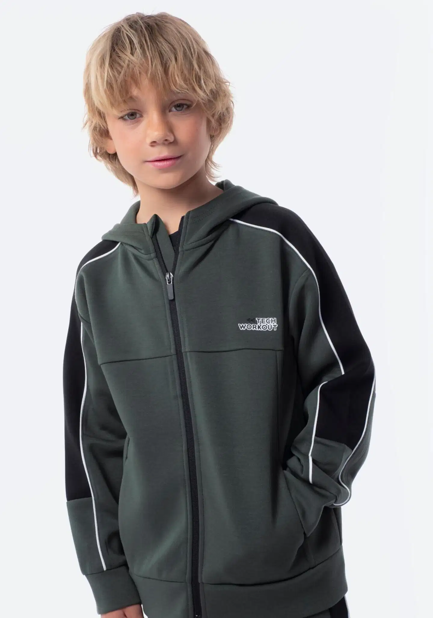TEX lasten huppari I287789 - KHAKI DARK - 1
