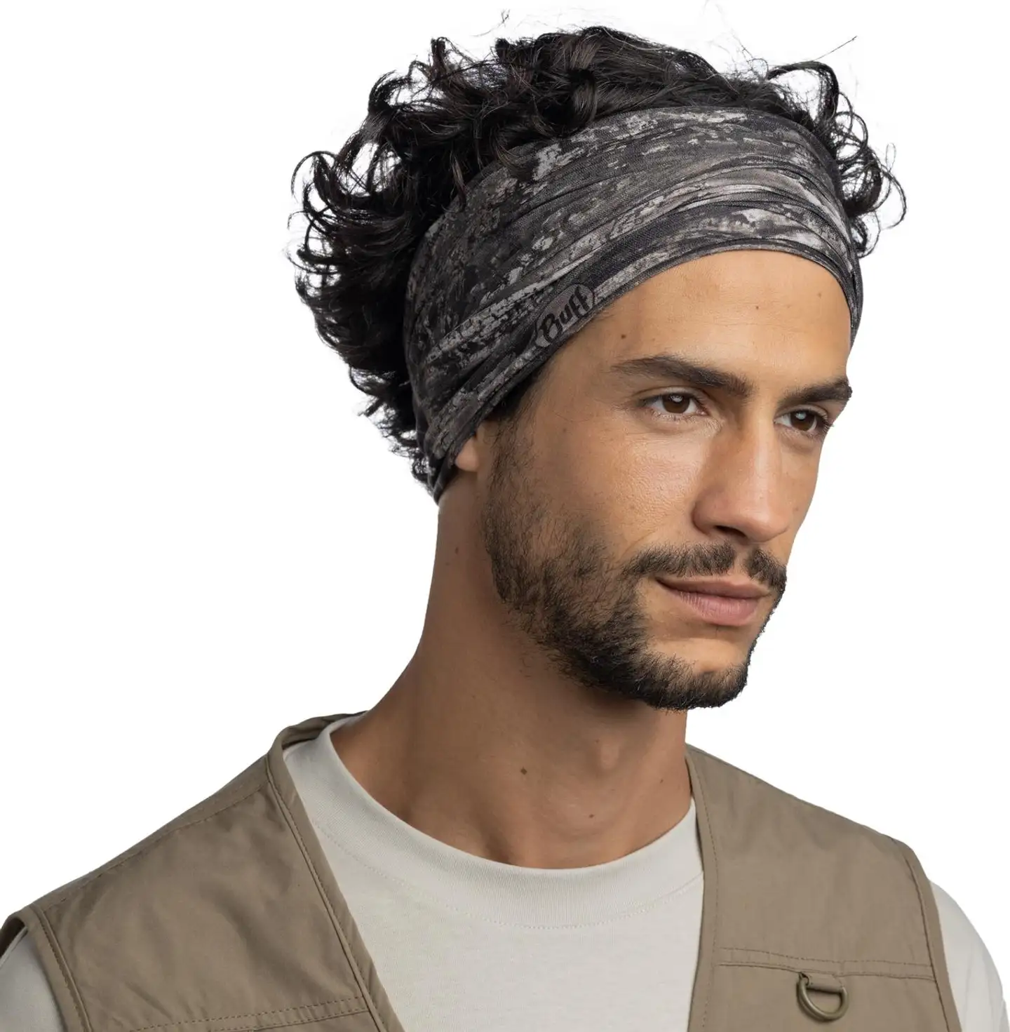 Buff tuubihuivi Coolnet UV Real Tree Aspect Graphite - 3