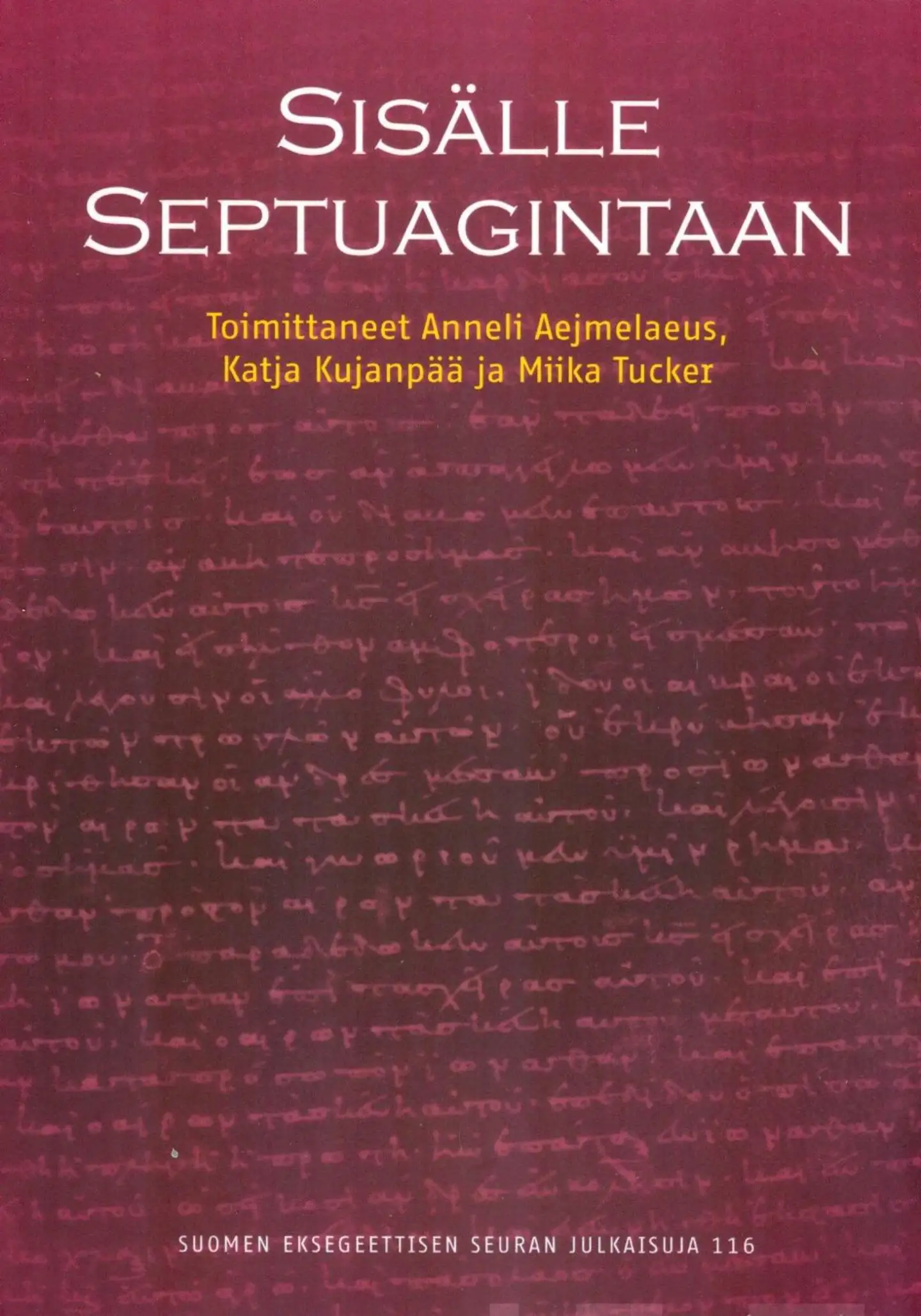 Sisälle Septuagintaan