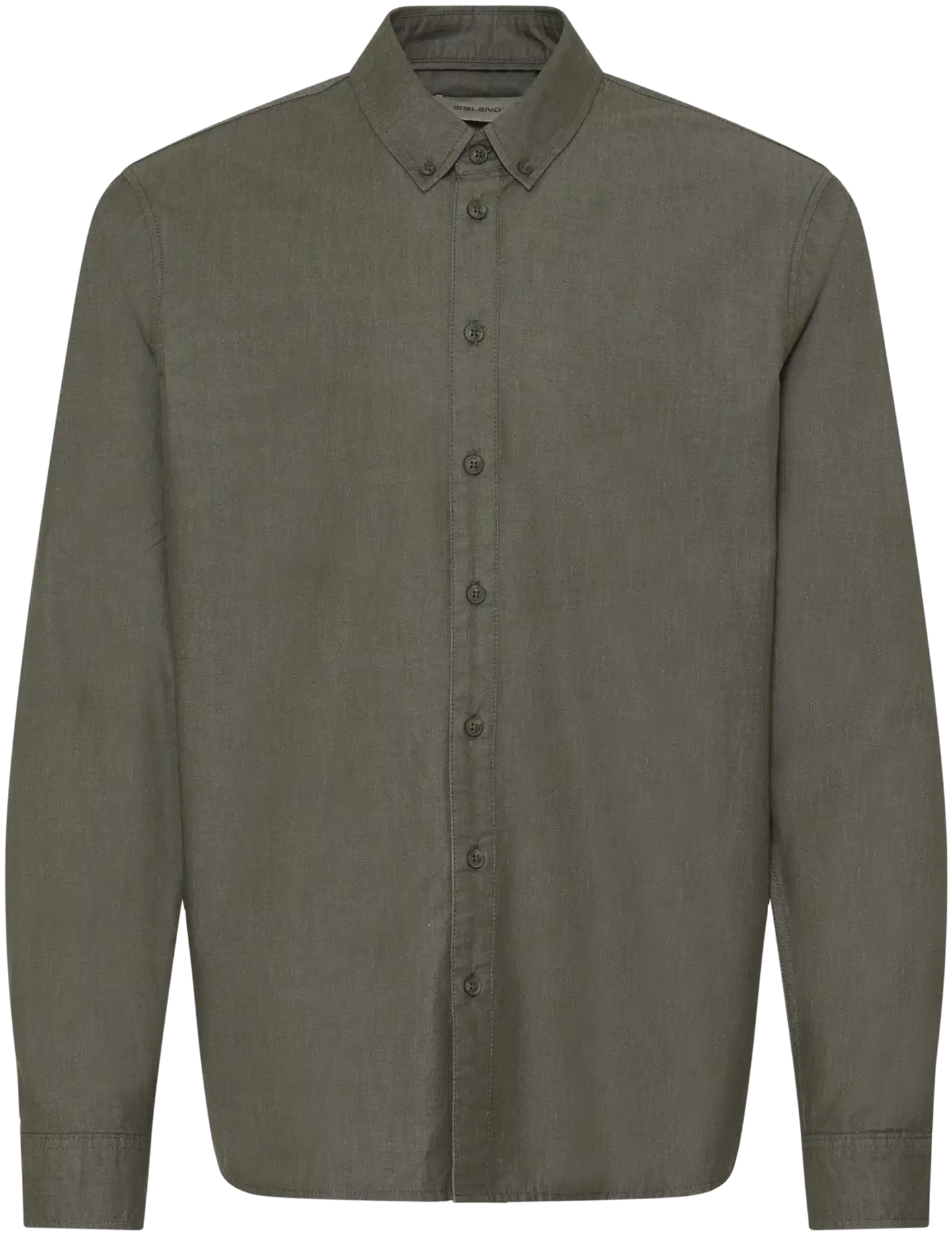 Blend, miesten kauluspaita 100 % puuvillaa. Button-down kaulus, tyylikäs ja mukava, ajaton malli, normaali mitoitus. - Deep Depths - 1