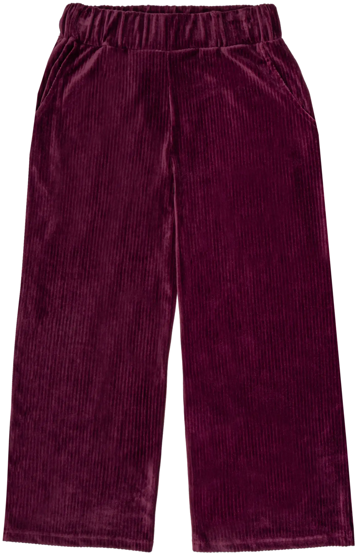 TEX naisten vakosamettihousut I997149 - burgundi - 1