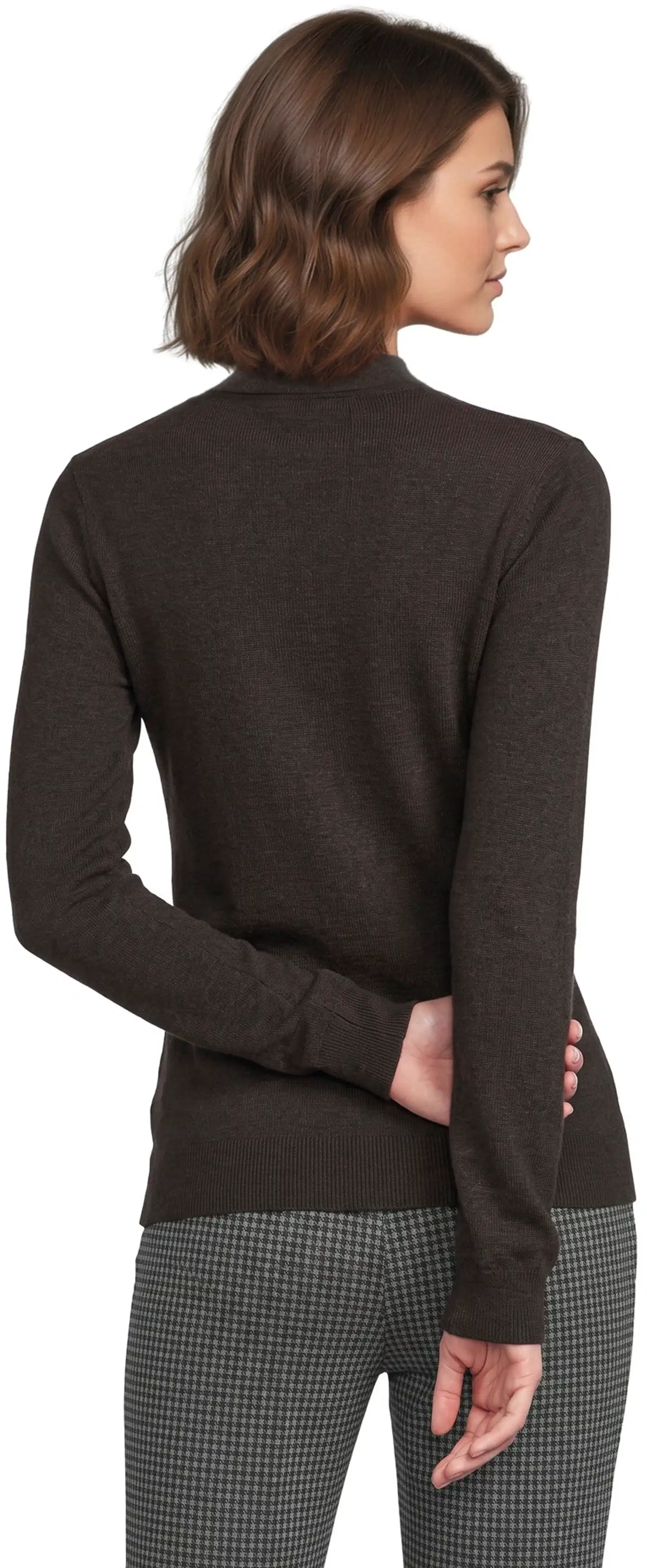 London Fog naisten merinopoolo 213L263603 - brown - 3