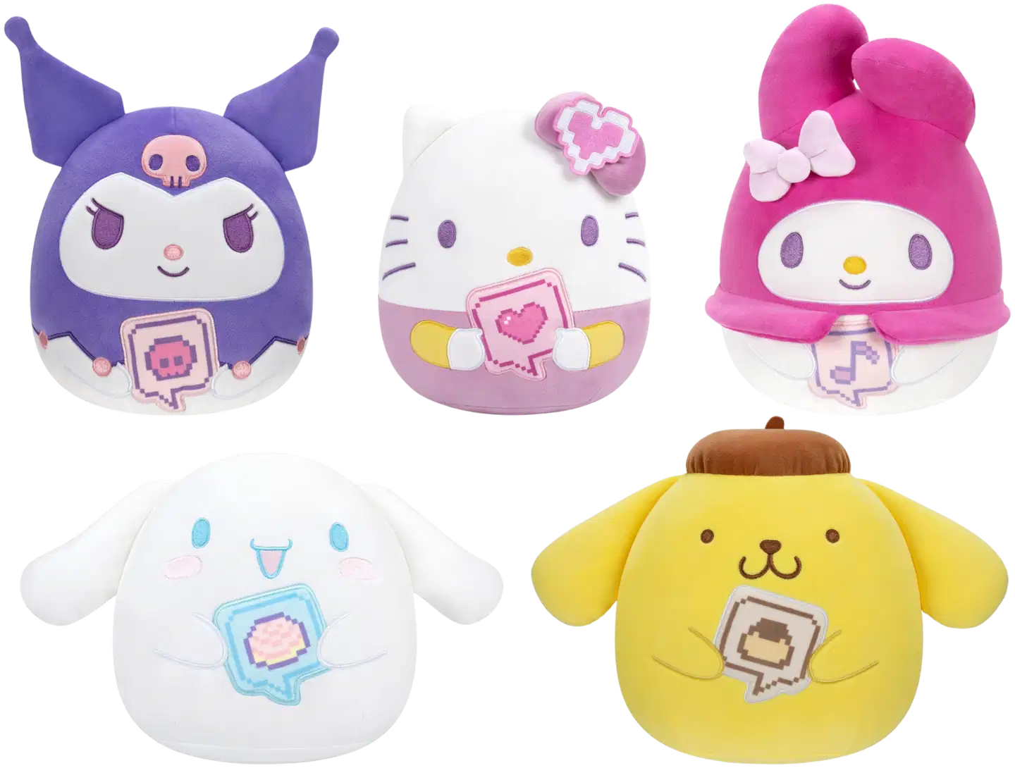 Squishmallows 20 cm Hello Kitty ja ystävät Digital Icon pehmo - 1