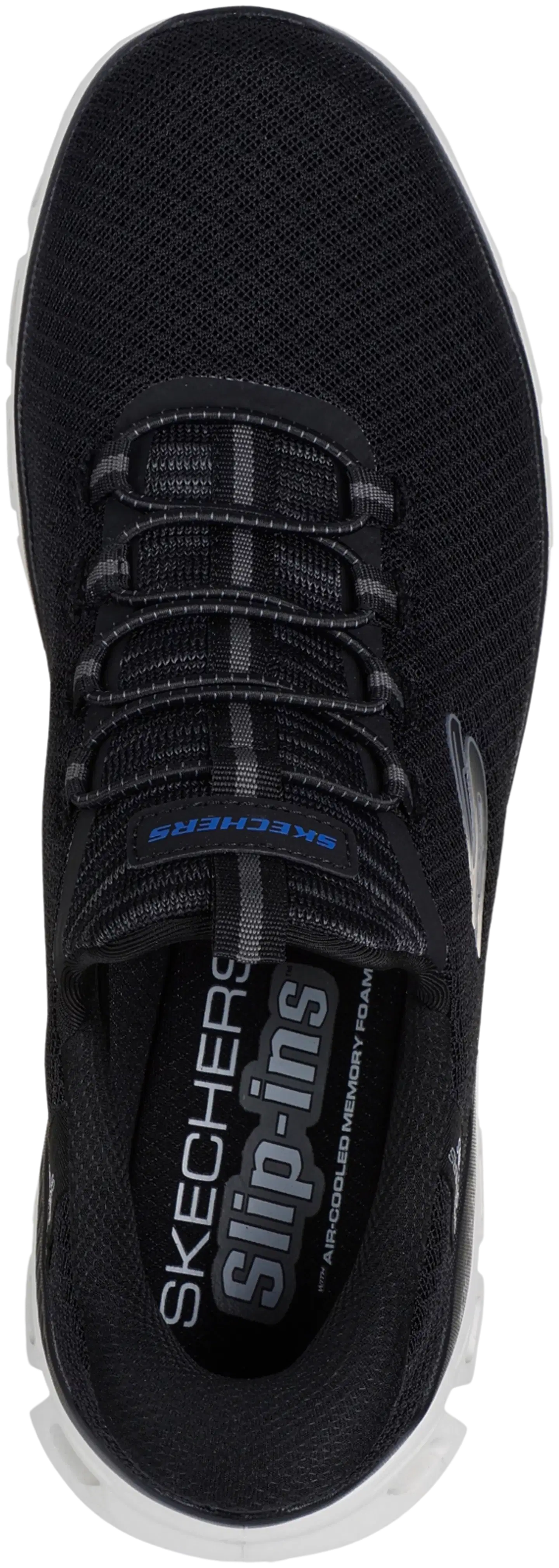 Skechers miesten vapaa-ajan lenkkari Glide-Step Noxus Black - Black - 4