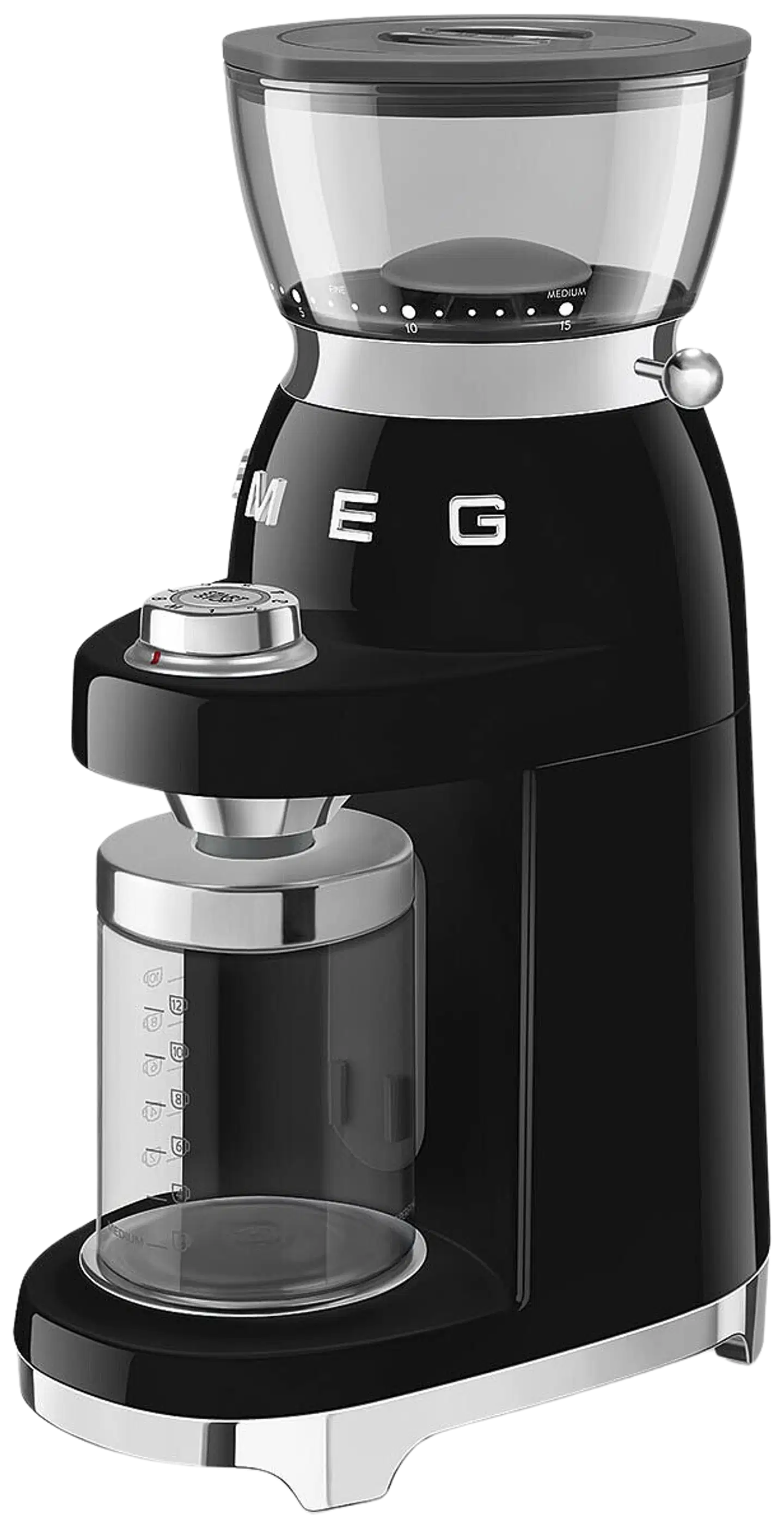 Smeg kahvimylly CGF03BLU musta - 4