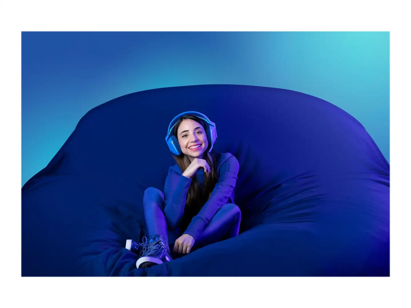 Logitech pelikuuloke Lightspeed G733 sininen - 18