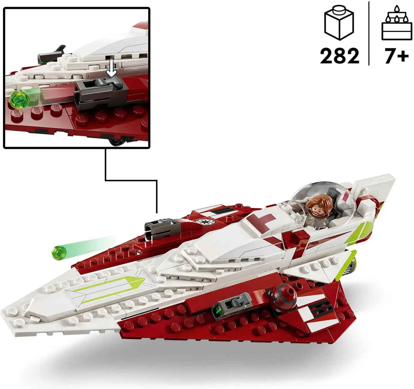 LEGO® Star Wars™ Obi-Wan Kenobin Jedi Starfighter™ 75333 - 2