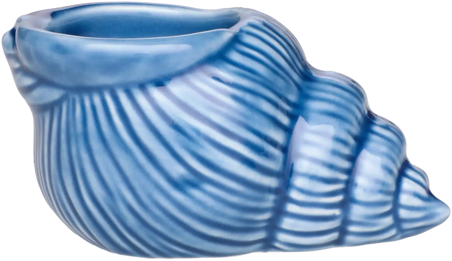 Fanni K Kynttiläkuppi Shell sininen - 1