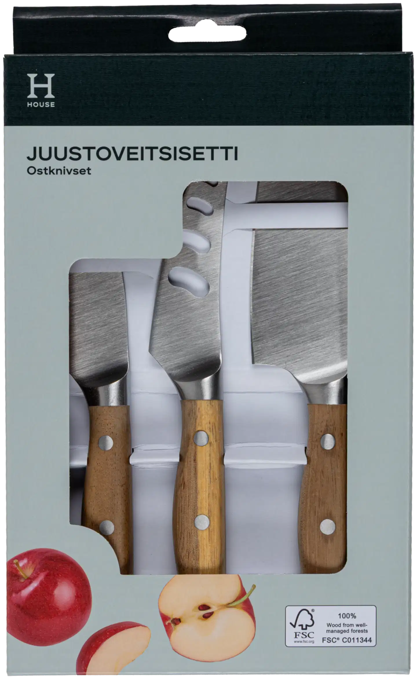 House juustoveitsisetti Taos 3 kpl - 1