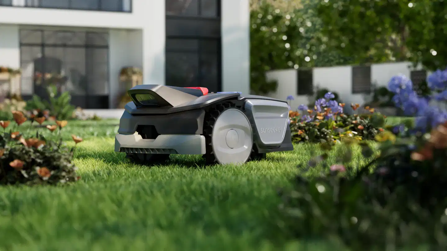 Sunseeker Robottiruohonleikkuri V1 ja katos, kamerapohjainen ilman rajakaapelia - 4