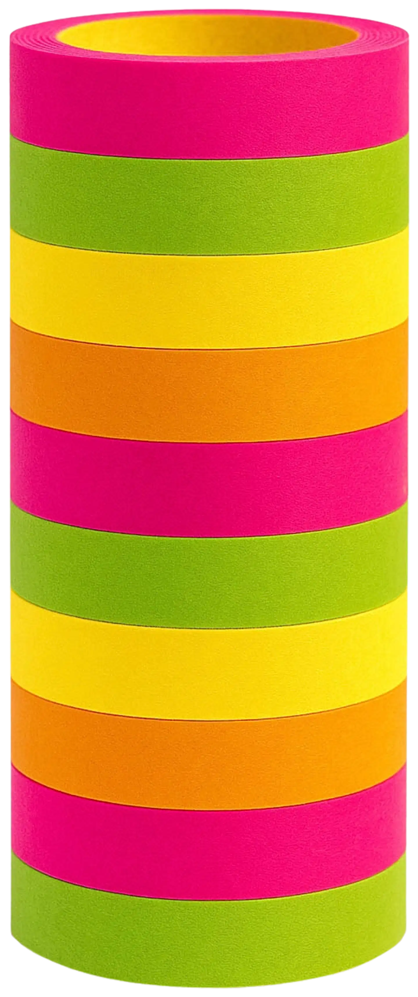 Leveä serpentiini neon-raidat 2 rll/pkt