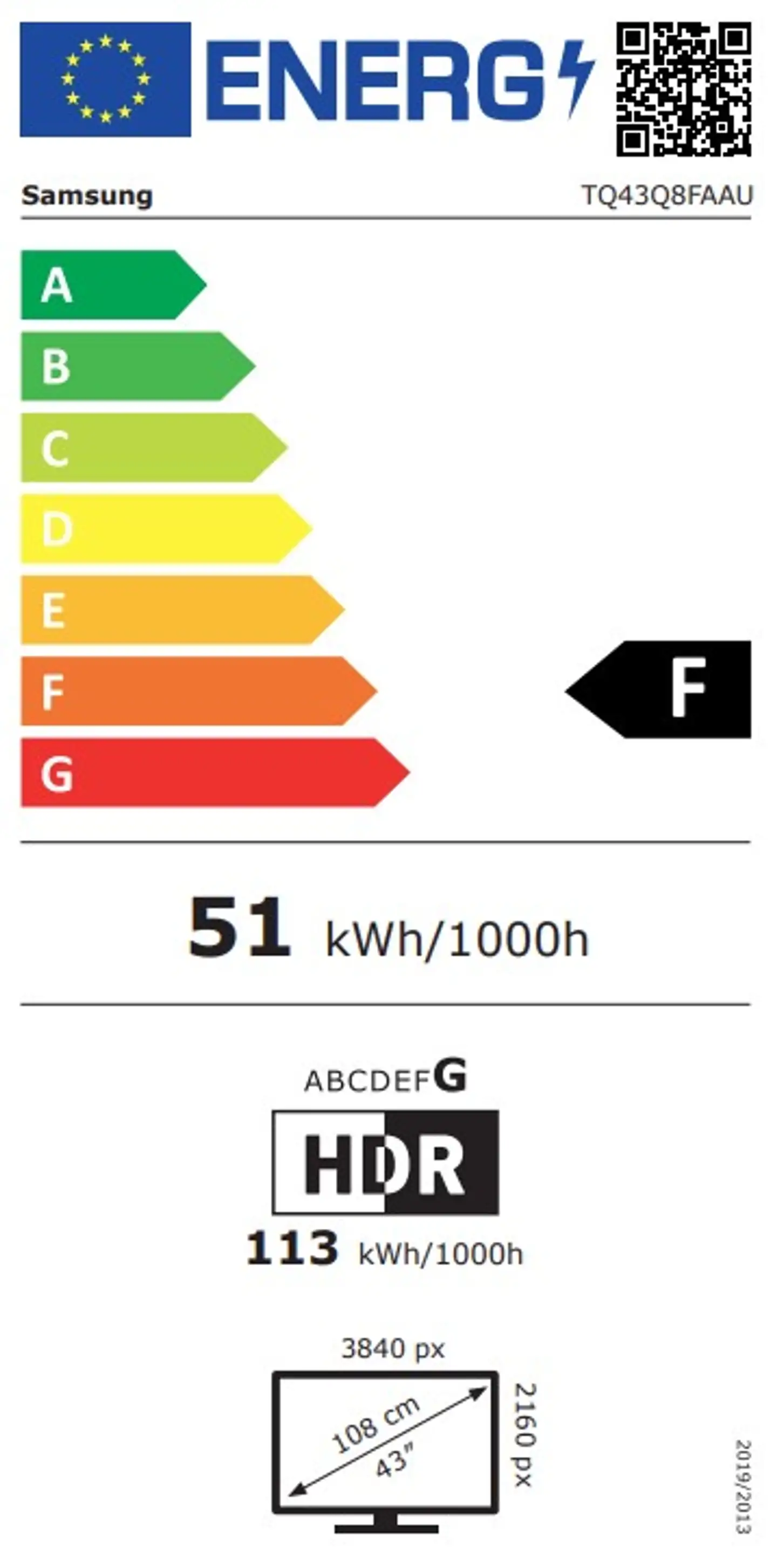 Samsung 43" 4K UHD QLED Smart TV TQ43Q8F - 14