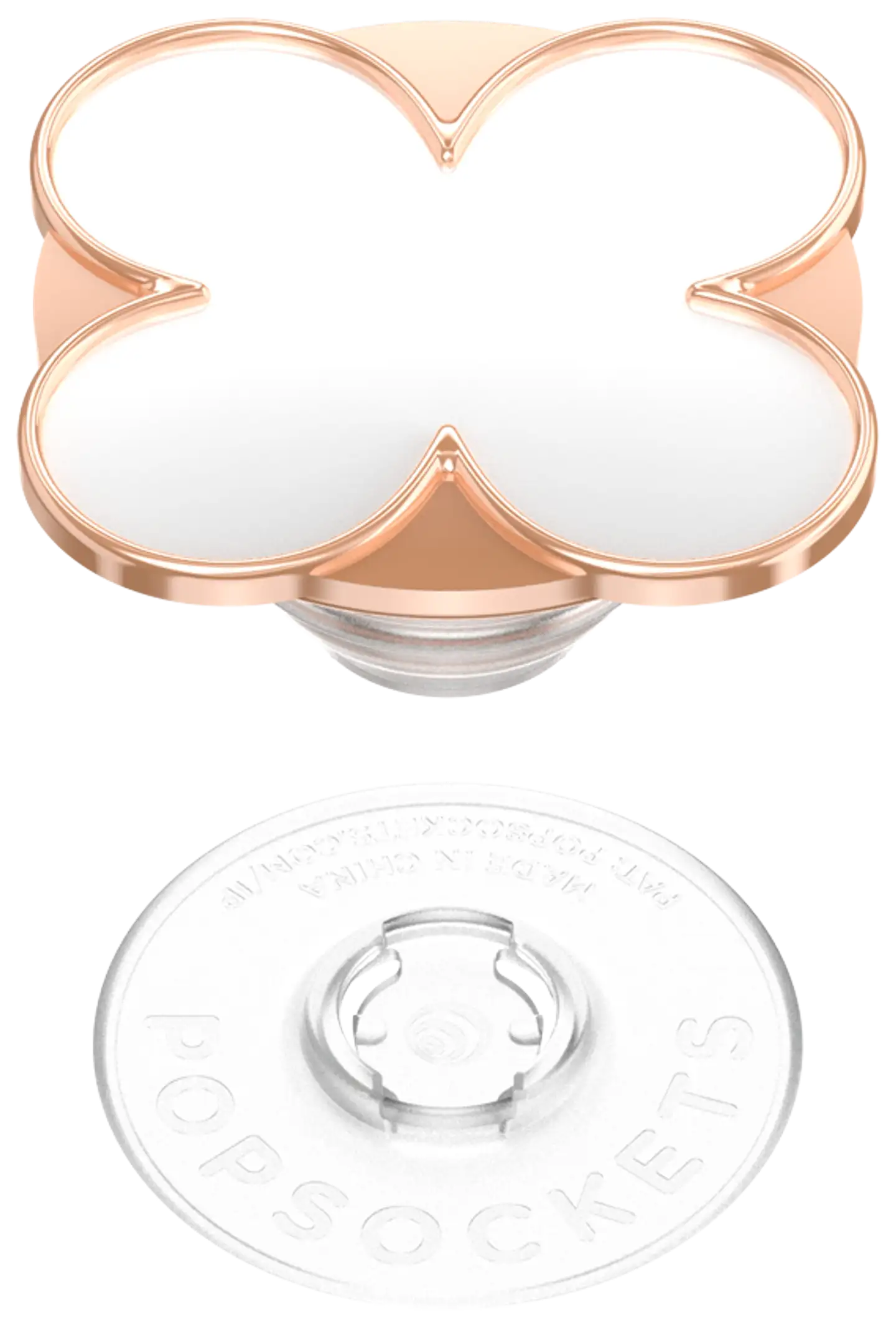 Popsockets puhelinpidike popgrip clover rose gold - 5