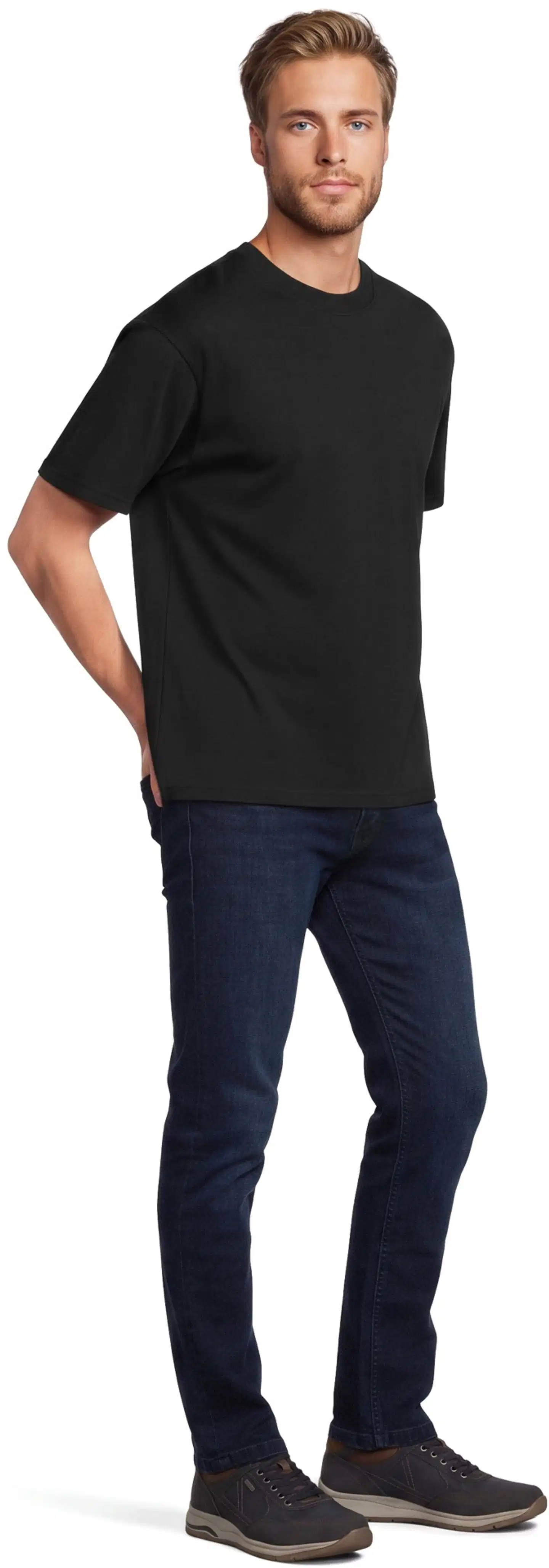 House miesten oversize t-paita - Black - 4