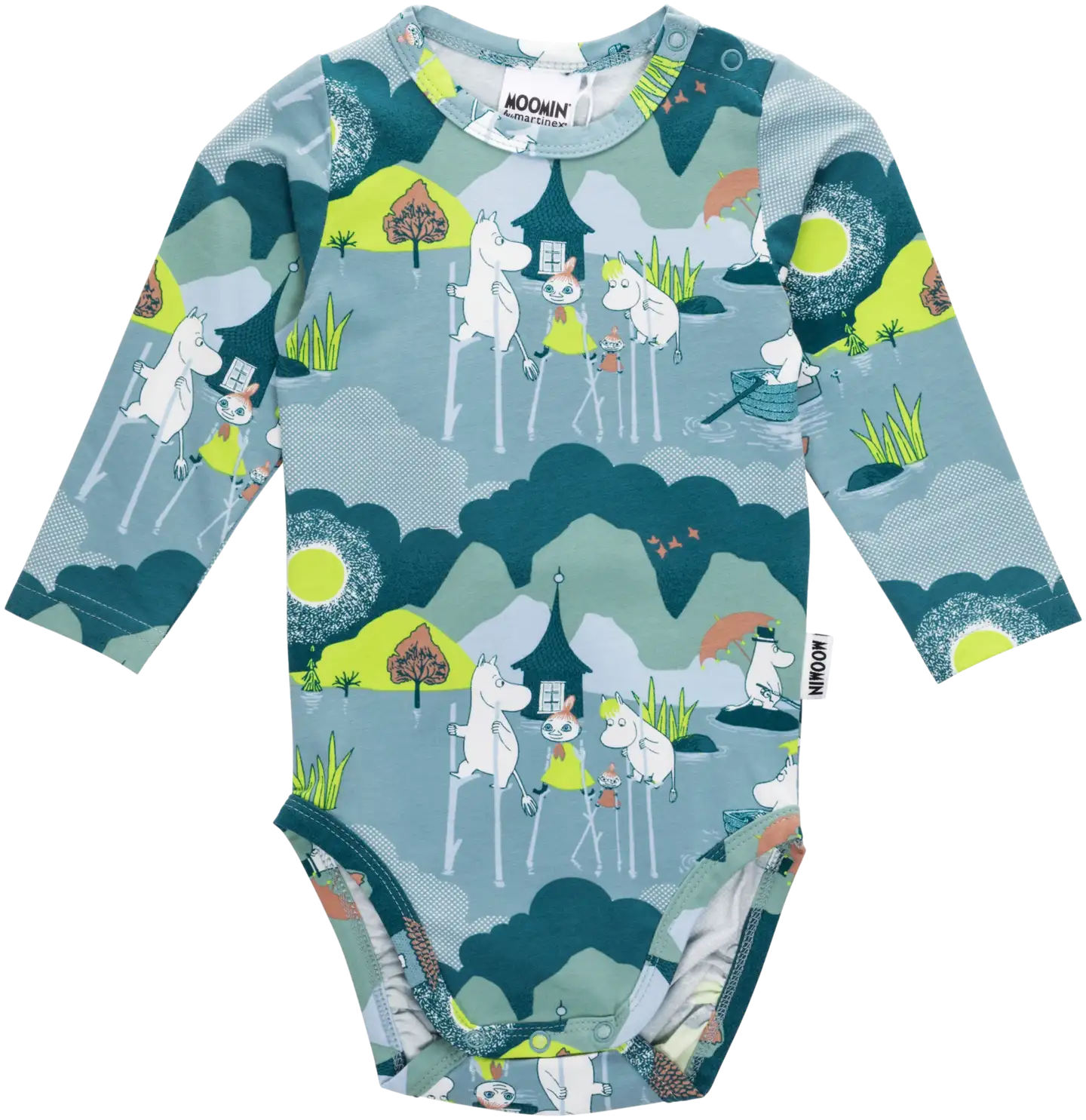 Martinex Muumi vauvojen body Vedenpaisumus 588619 - SININEN - 1