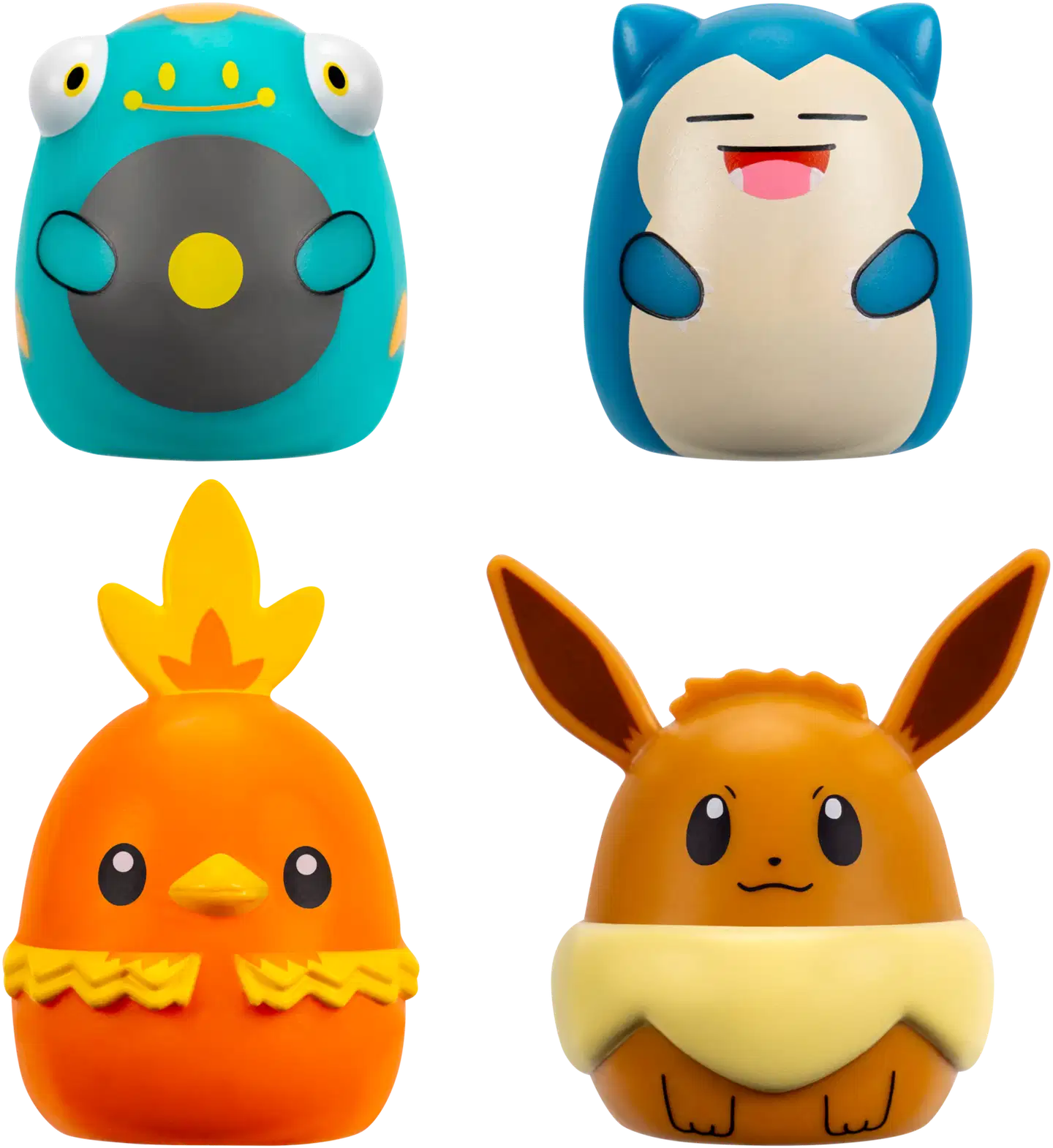 Squishalongs Pokemon 4 Pk Eevee/snorlax - 9