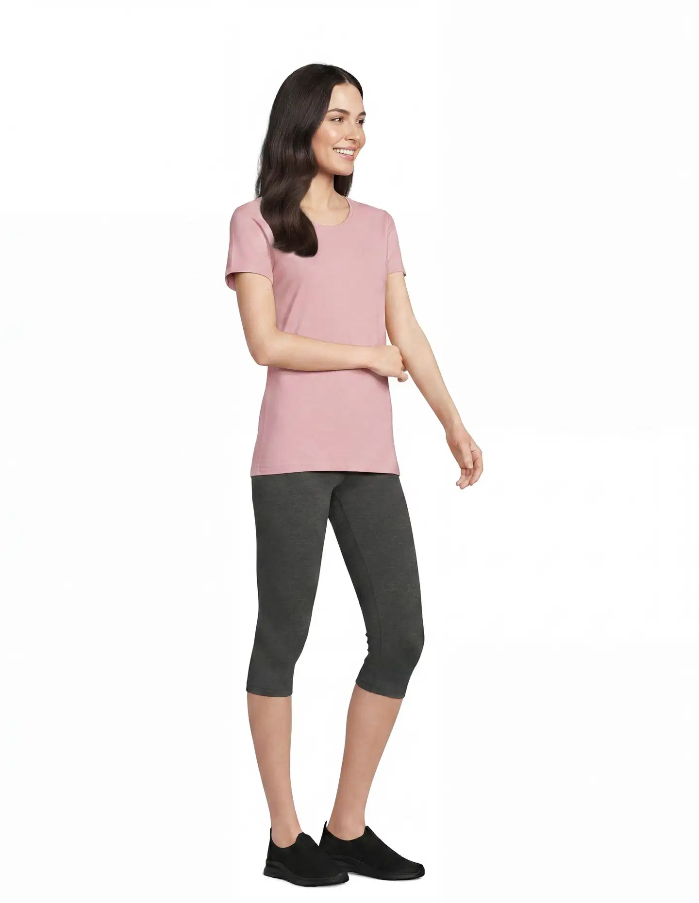 House naisten trikoocaprit Carla1 - Dark Grey Melange - 4