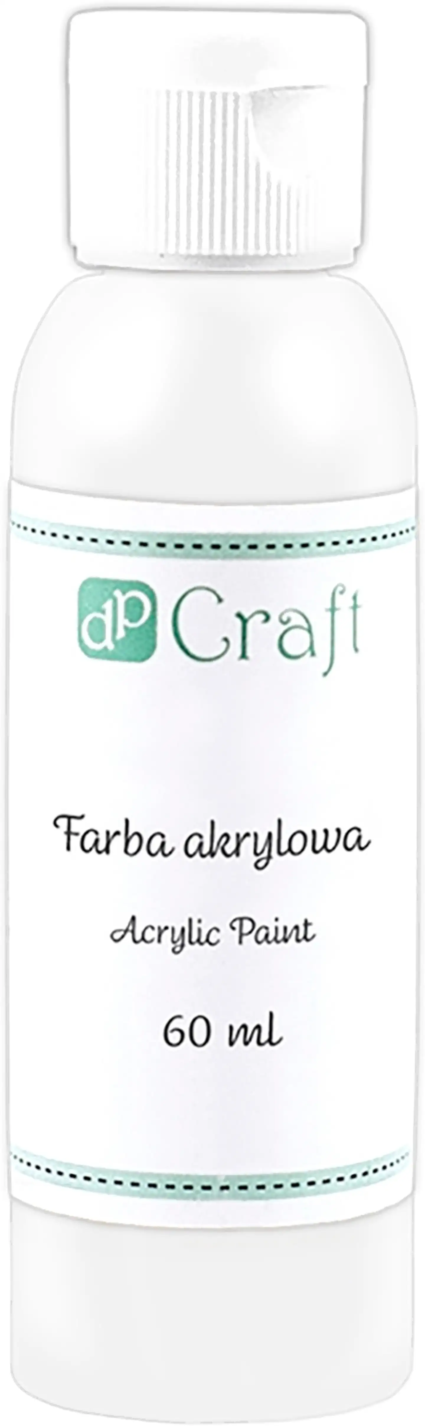 Dp craft akryyliväri 60ml valkoinen 001