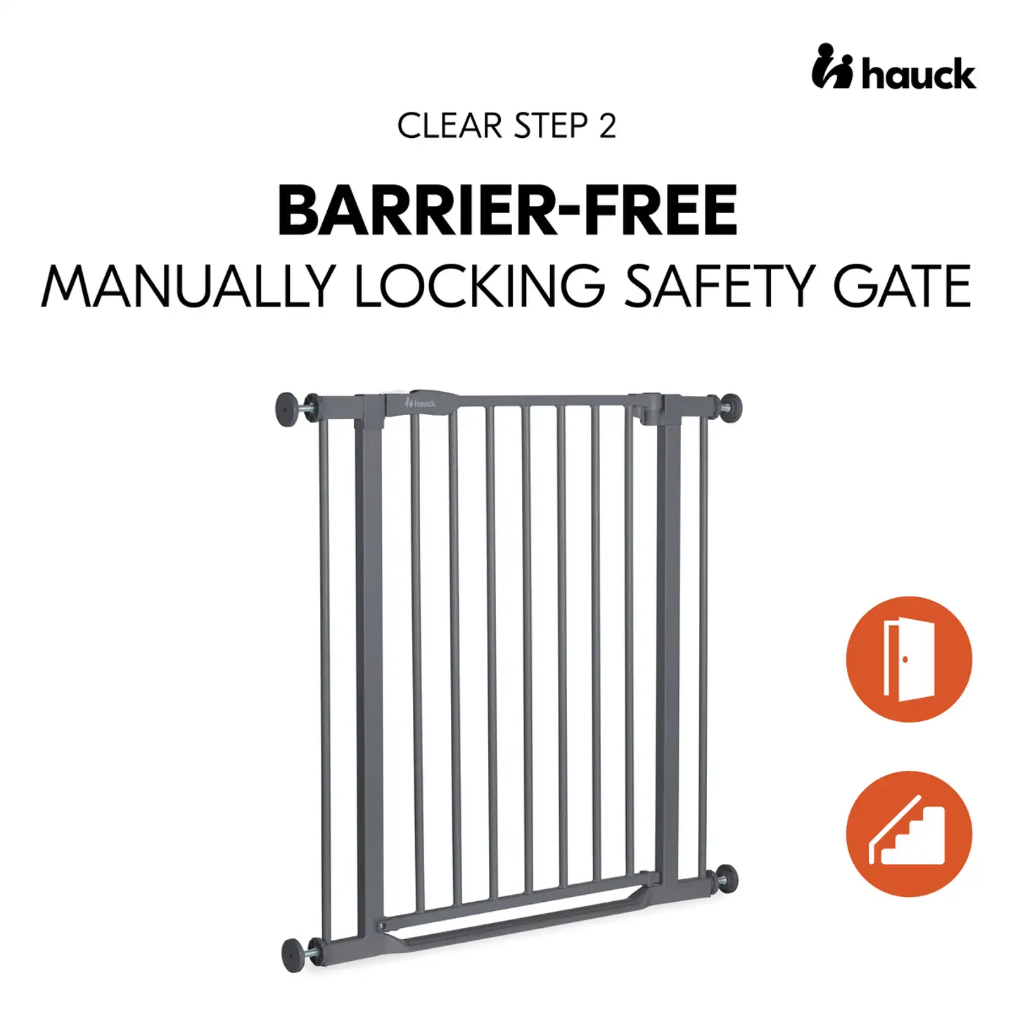 Hauck turvaportti Clear Step 2 75-80 cm - 7