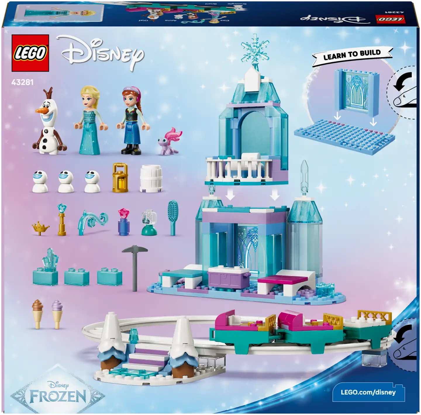 LEGO® Disney Princess 43281 Elsan jäälinna ja luminen rekiseikkailu - 6