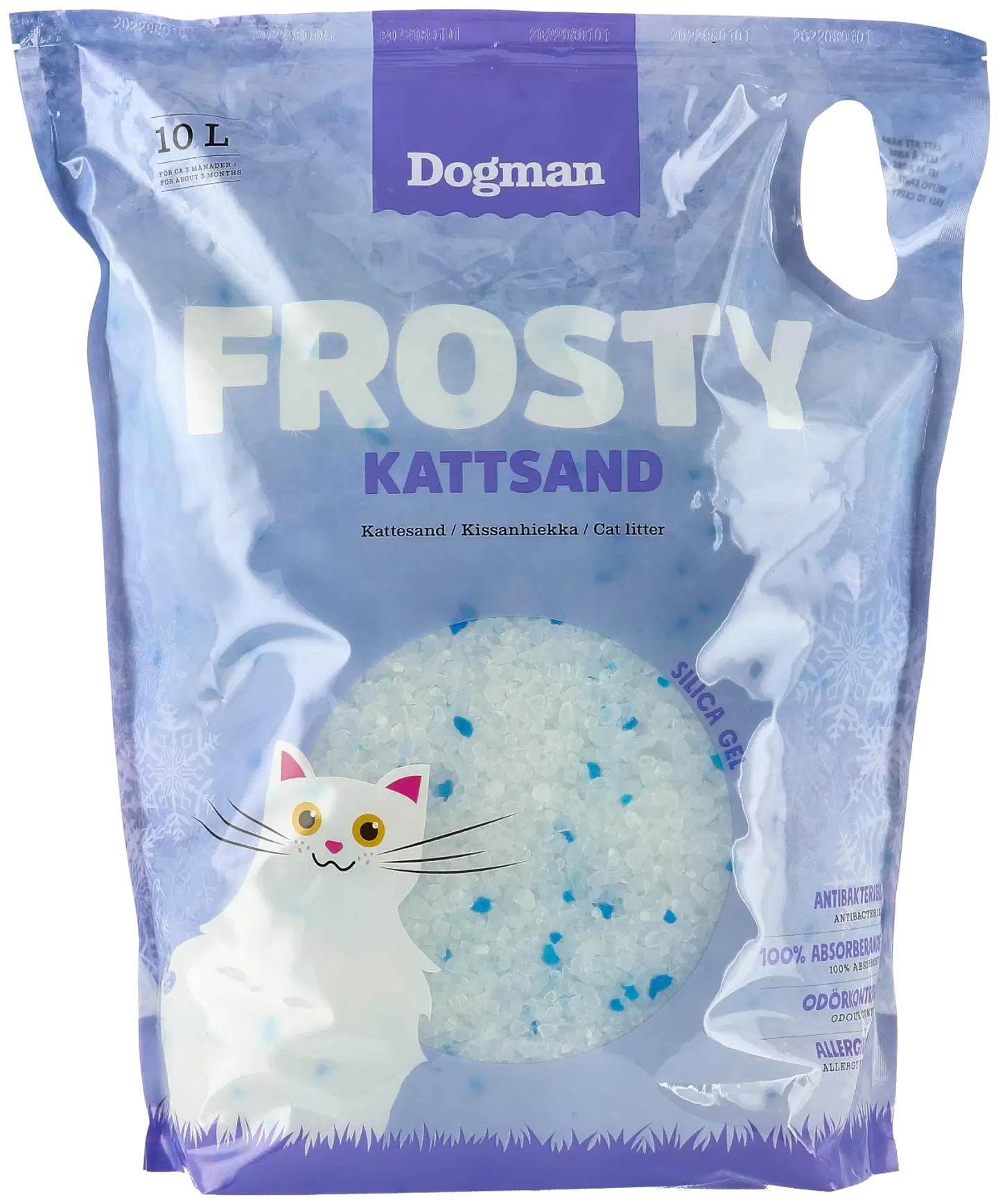 Dogman Frosty kissanhiekka silica 10l