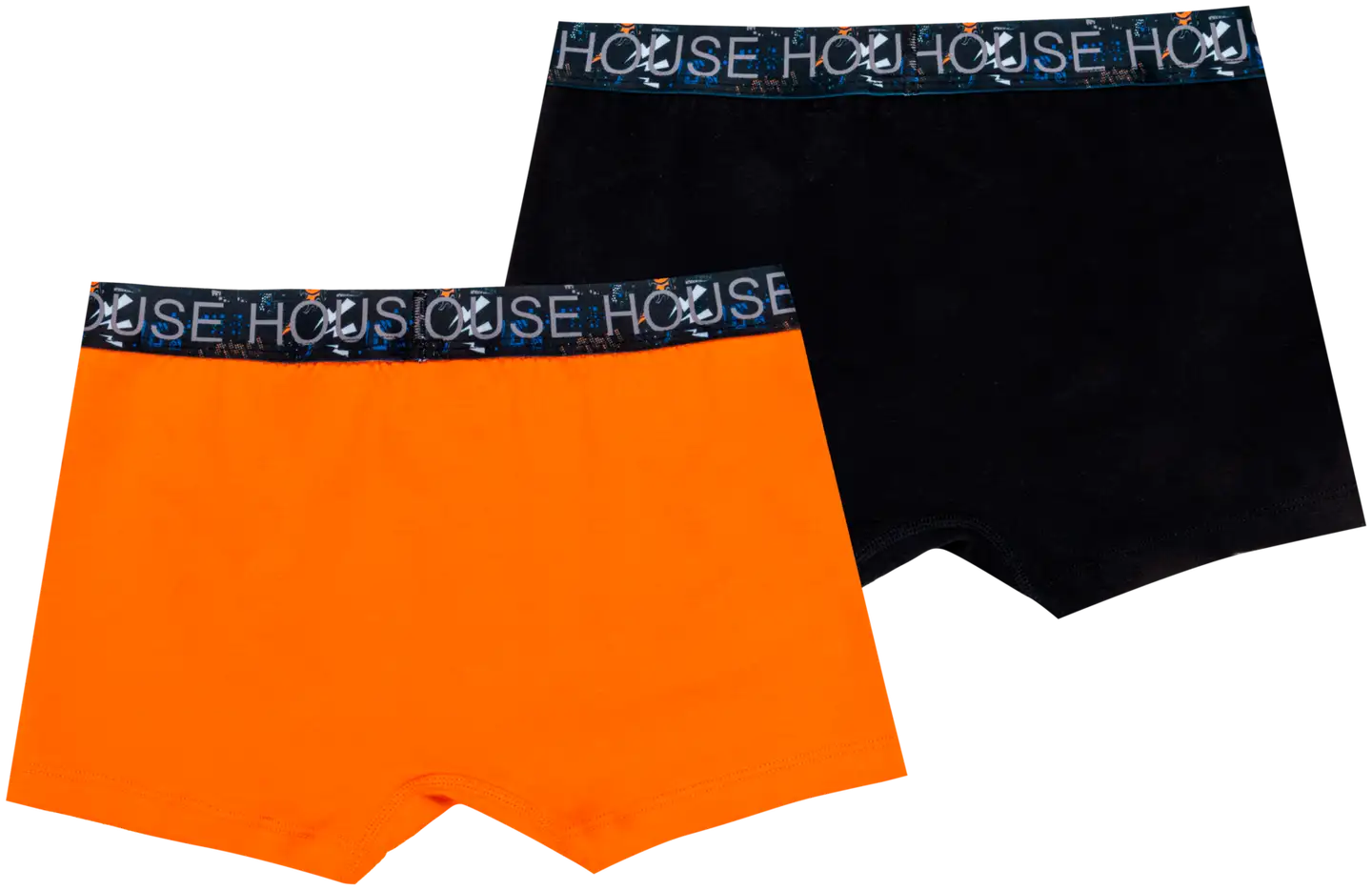 House lasten bokserit 231H322403 2-pack - Black/Orange - 2