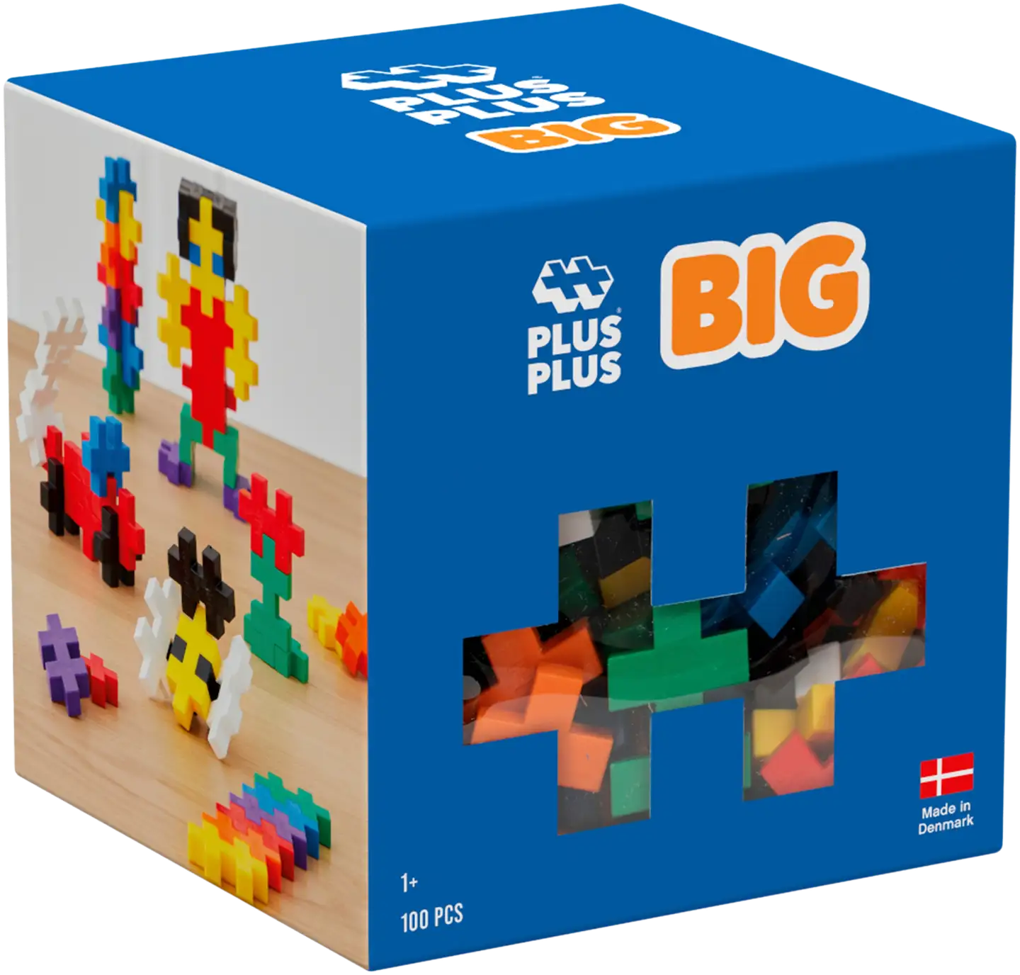 Plus-Plus BIG Basic Mix / 100 palaa - 1