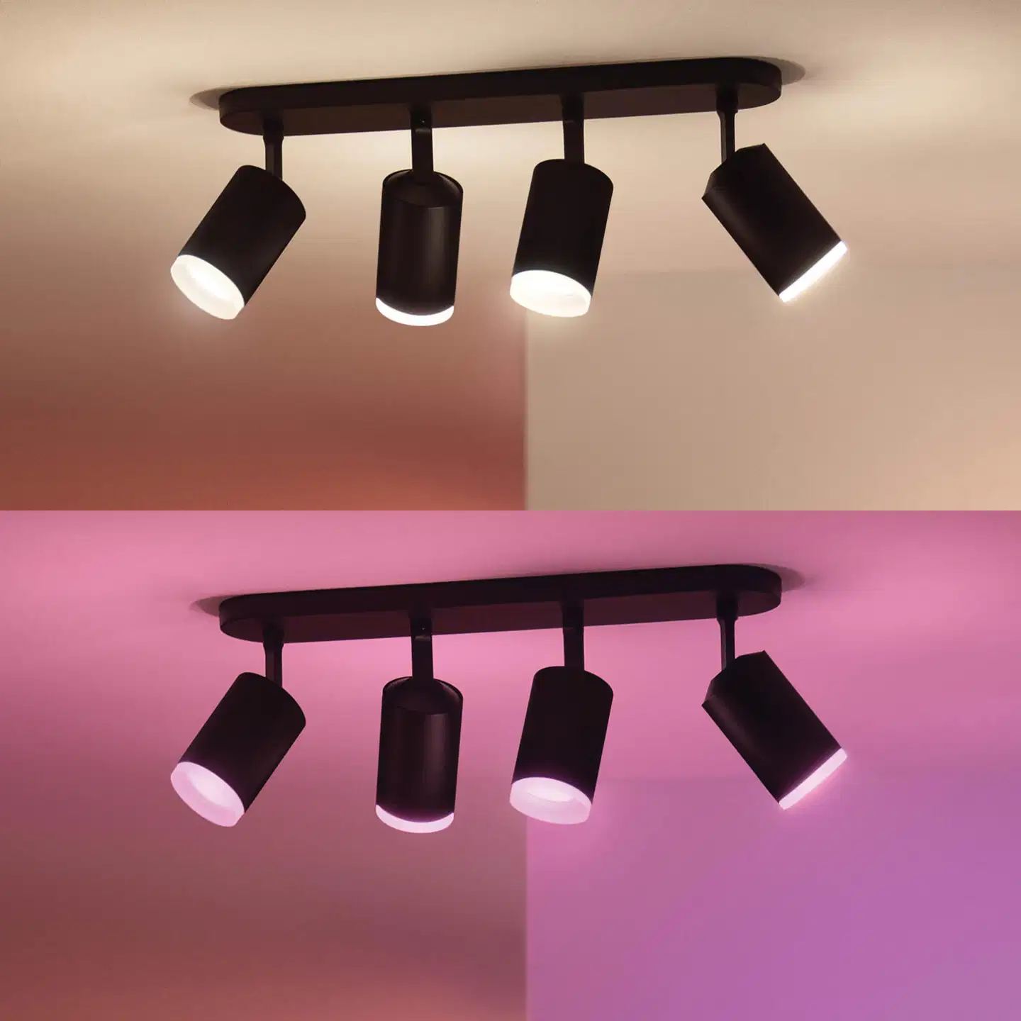 Philips Hue Fugato -kohdevalaisin 4.2W 2000-6500K 1600LM musta - 6