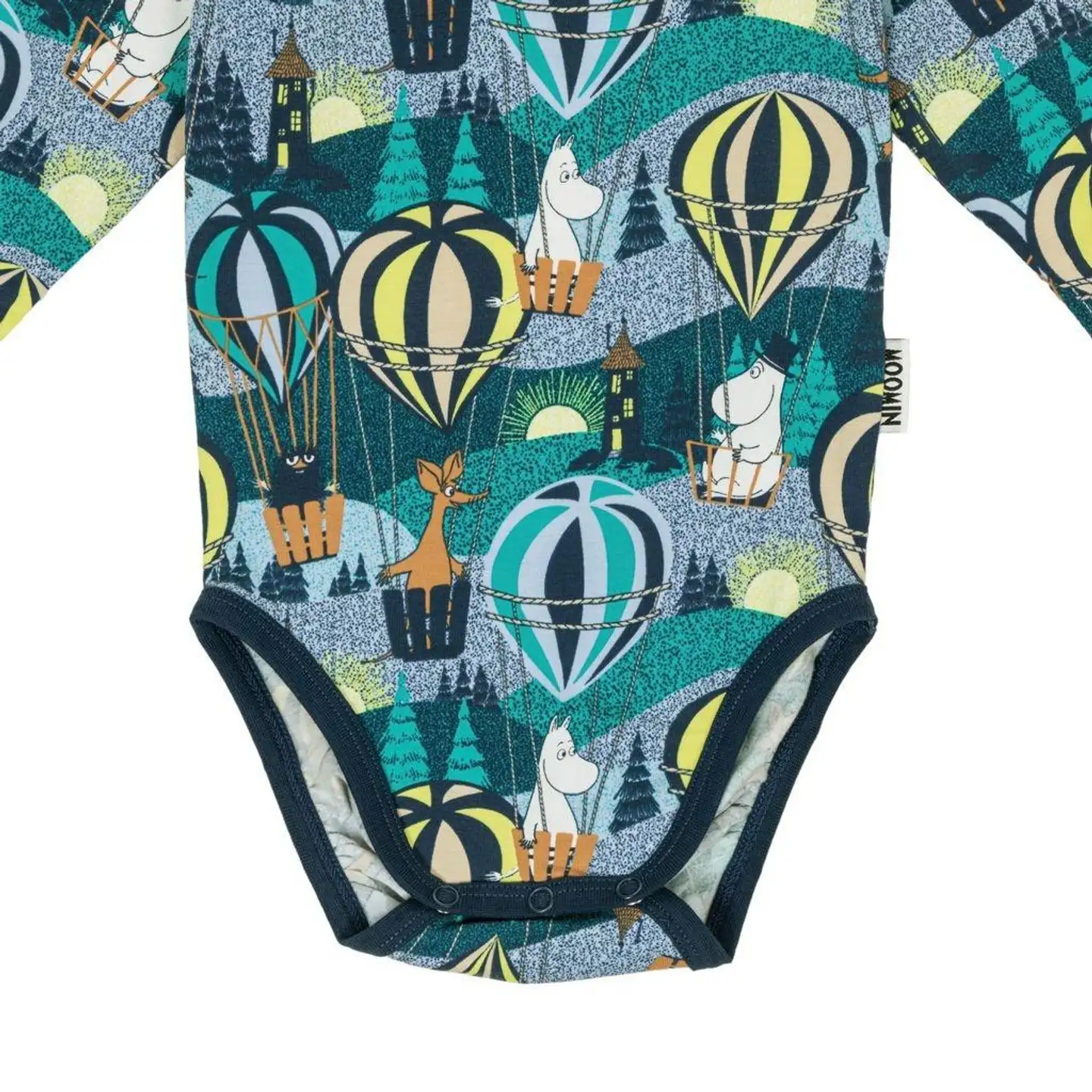 Muumi vauvojen body Aamulento 591099 - SININEN - 3