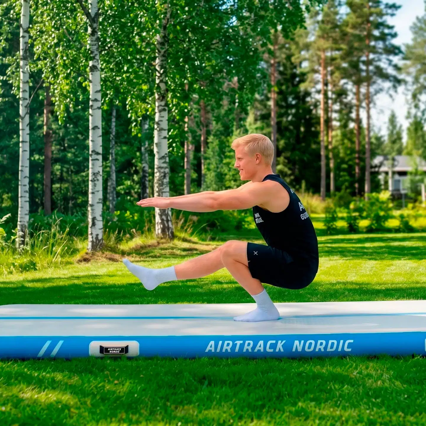 AirTrack Nordic Standard ilmavolttirata - Pinkki - 6 m - 7