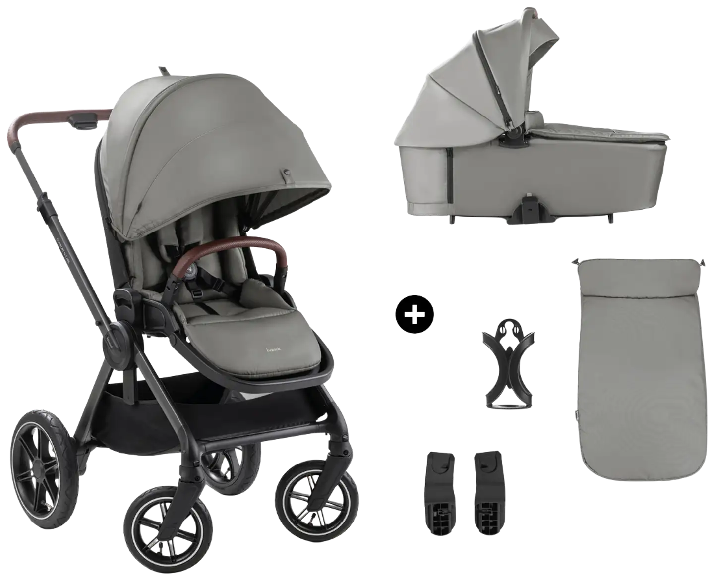 Yhdistelmävaunut Comfort N Care Air Set 0-25 kg tummanharmaa - 1