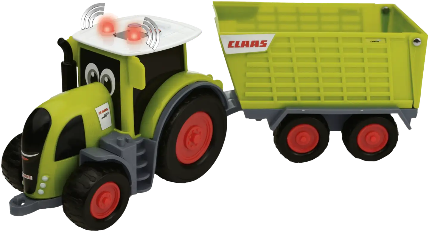 Claas traktori ja peräkärry Axion 870 + Cargos 750 - 1