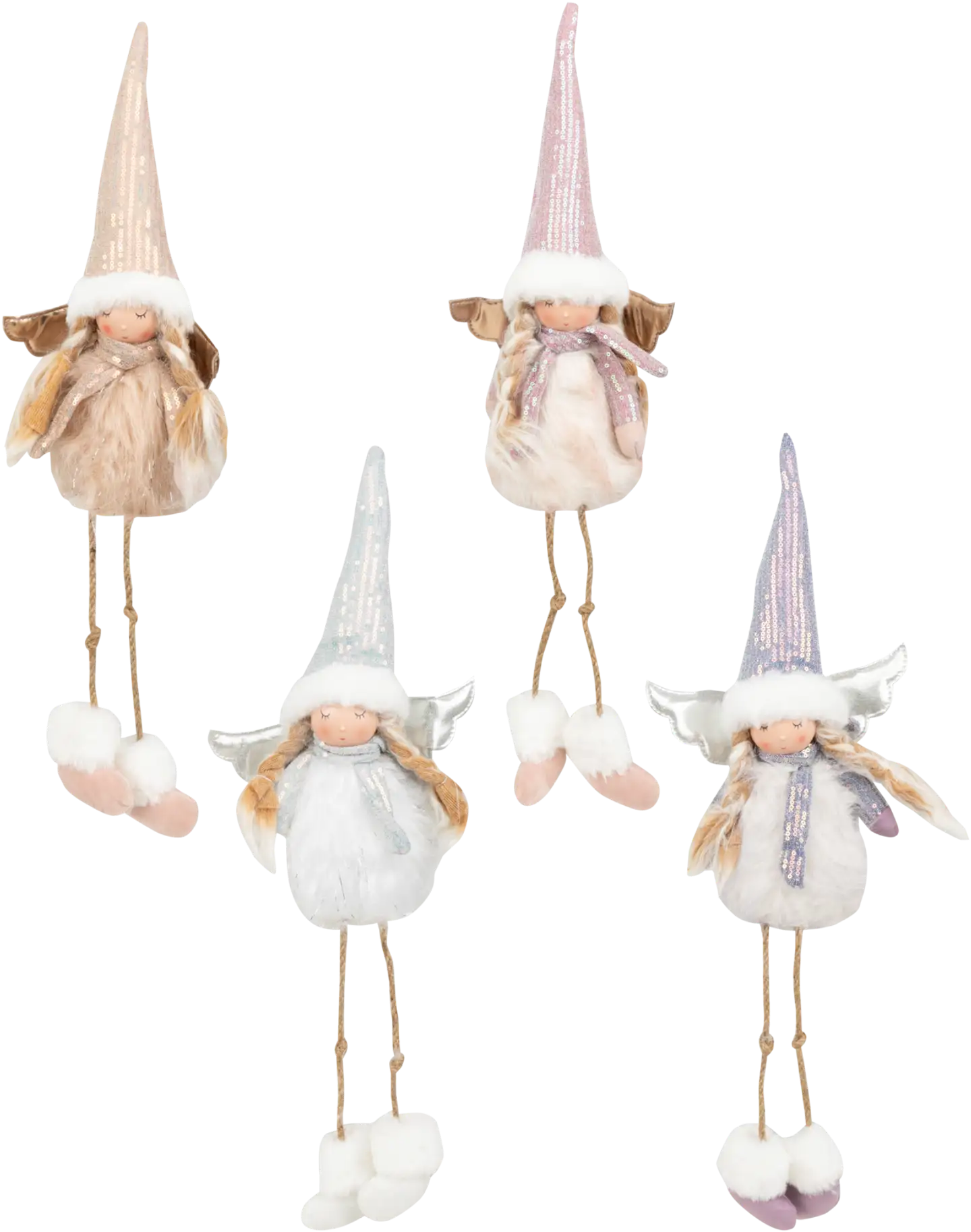 Istuva enkeli jaloilla 58 cm, erilaisia - 1