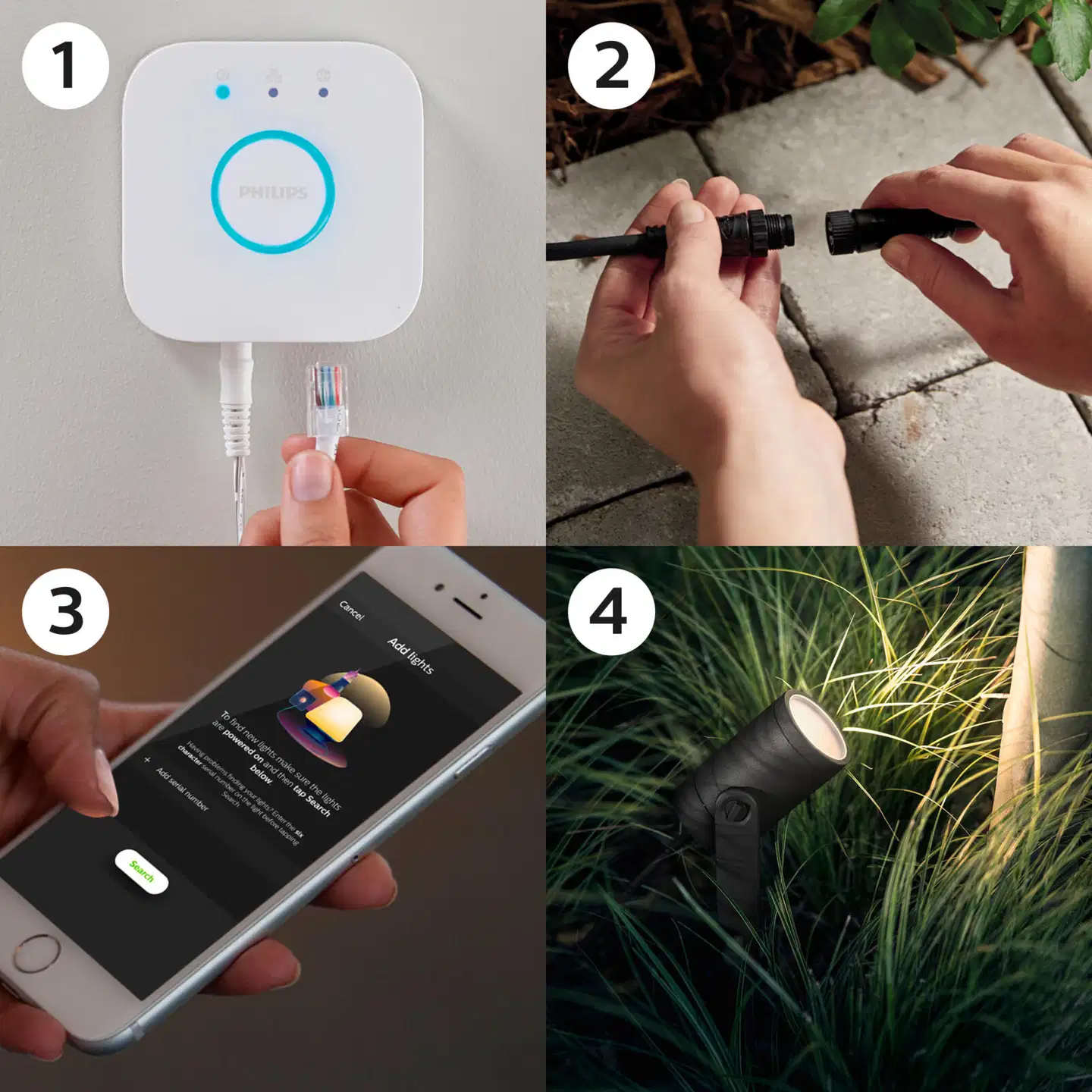 Philips Hue Lily -lisäkohdevalaisin 8W 2000-6500K 590LM musta säädettävä - 4