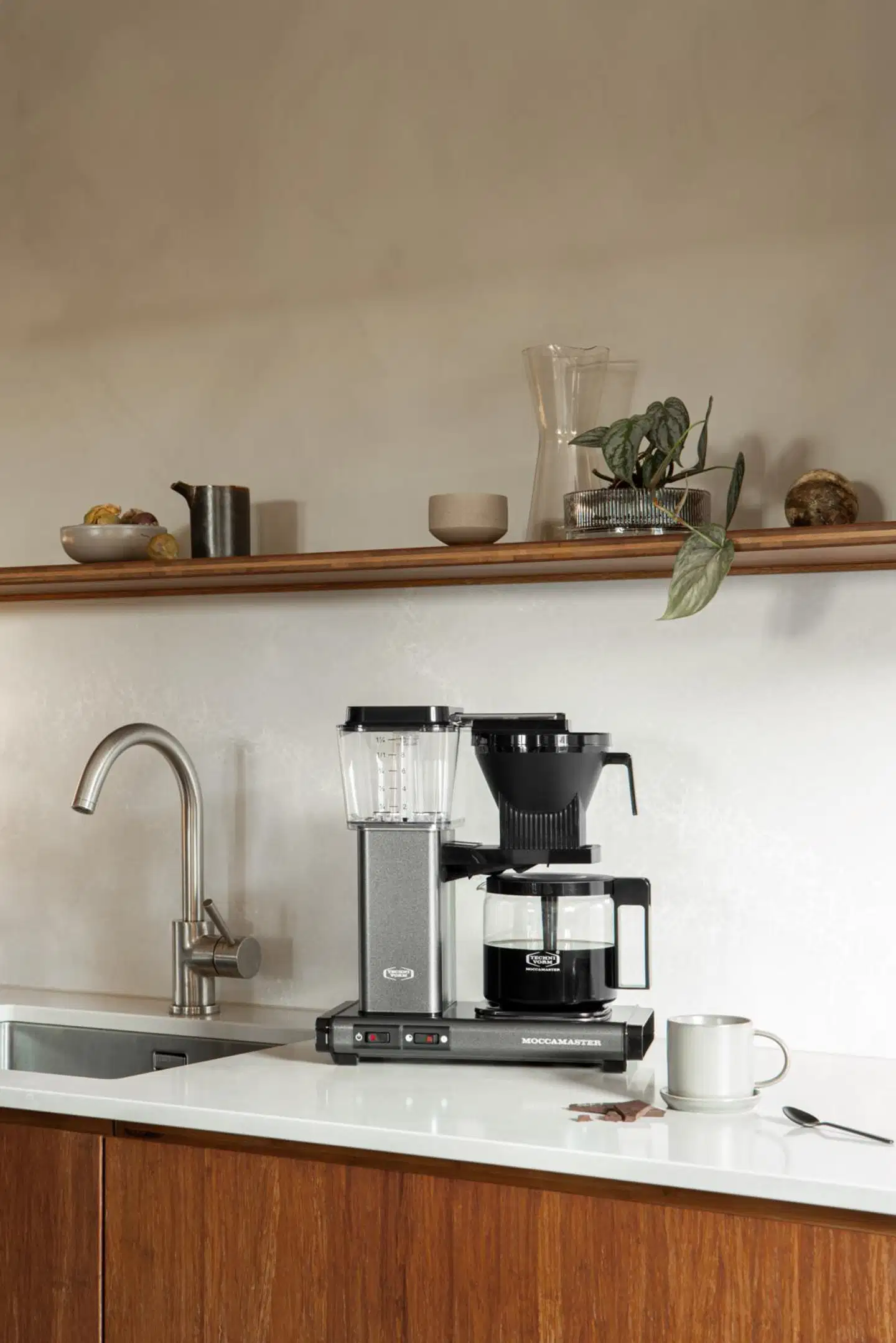 Moccamaster Automatic Stone Grey suodatinkahvinkeitin - 3