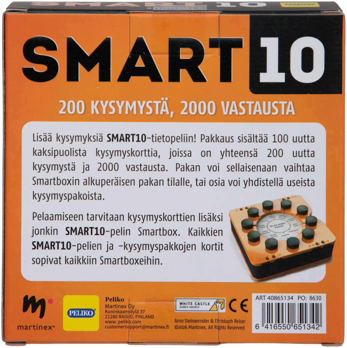 Peliko tietopeli Smart10 kysymykset 7 - 3