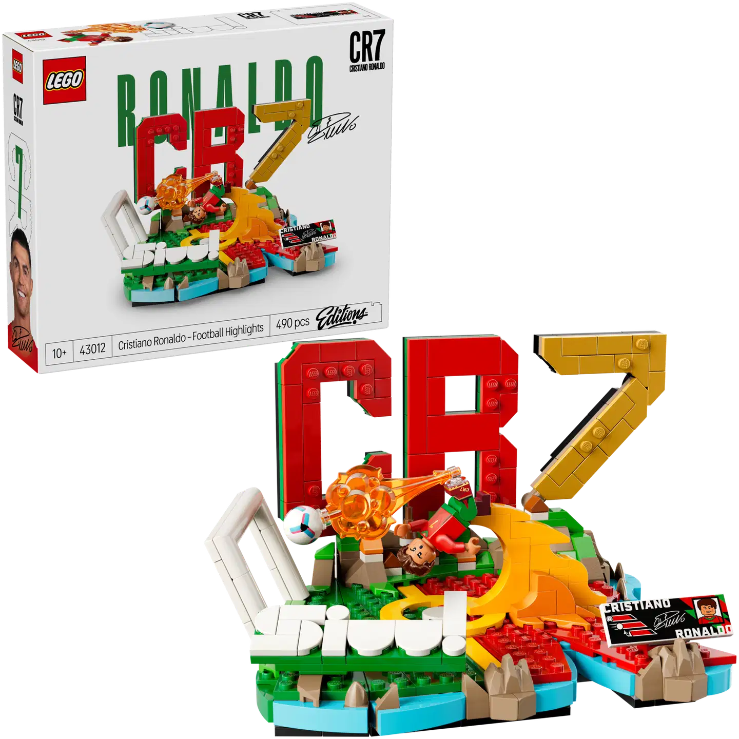 LEGO® Editions Football 43012 Cristiano Ronaldo – jalkapallon tähtihetket - 1