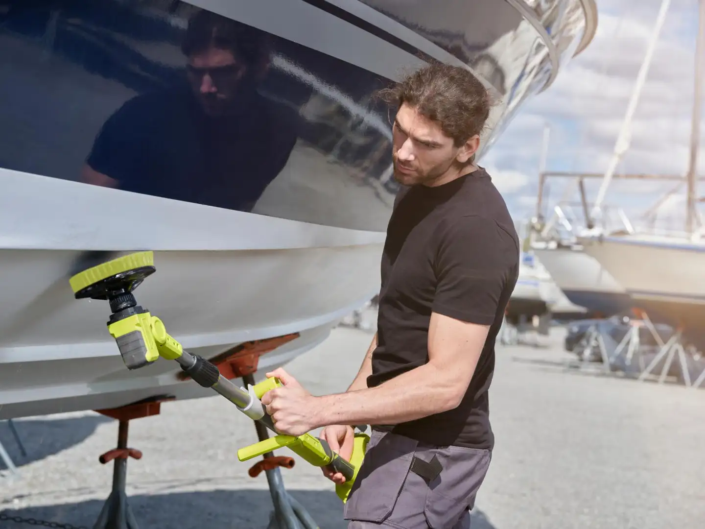 Ryobi 18V tehopesuharja (2,0 Ah) R18TPS-120G - 4