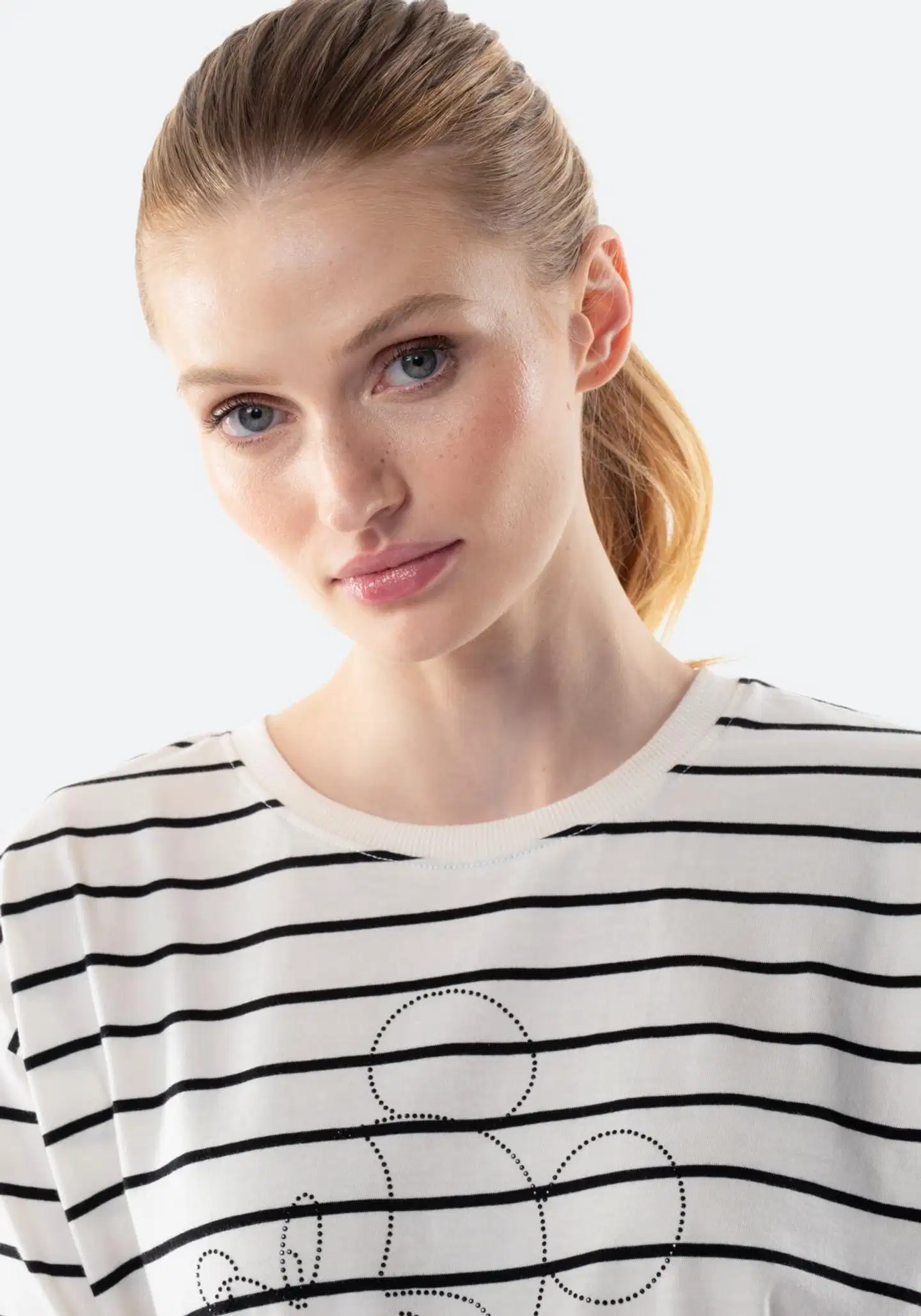 Disney naisten T-paita Mickey Mouse I277469 - ecru - 5