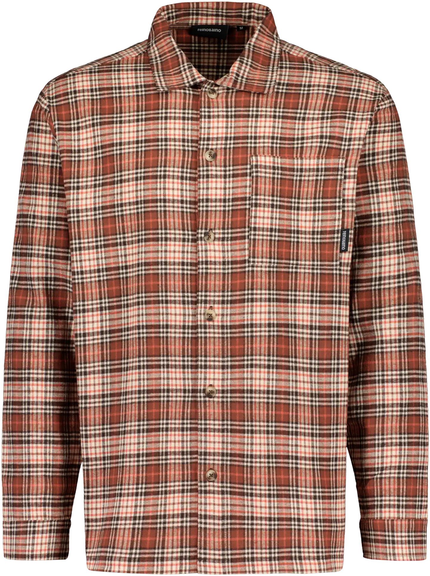 Reino&Aino miesten flanellipyjama Reino - Brown - 2