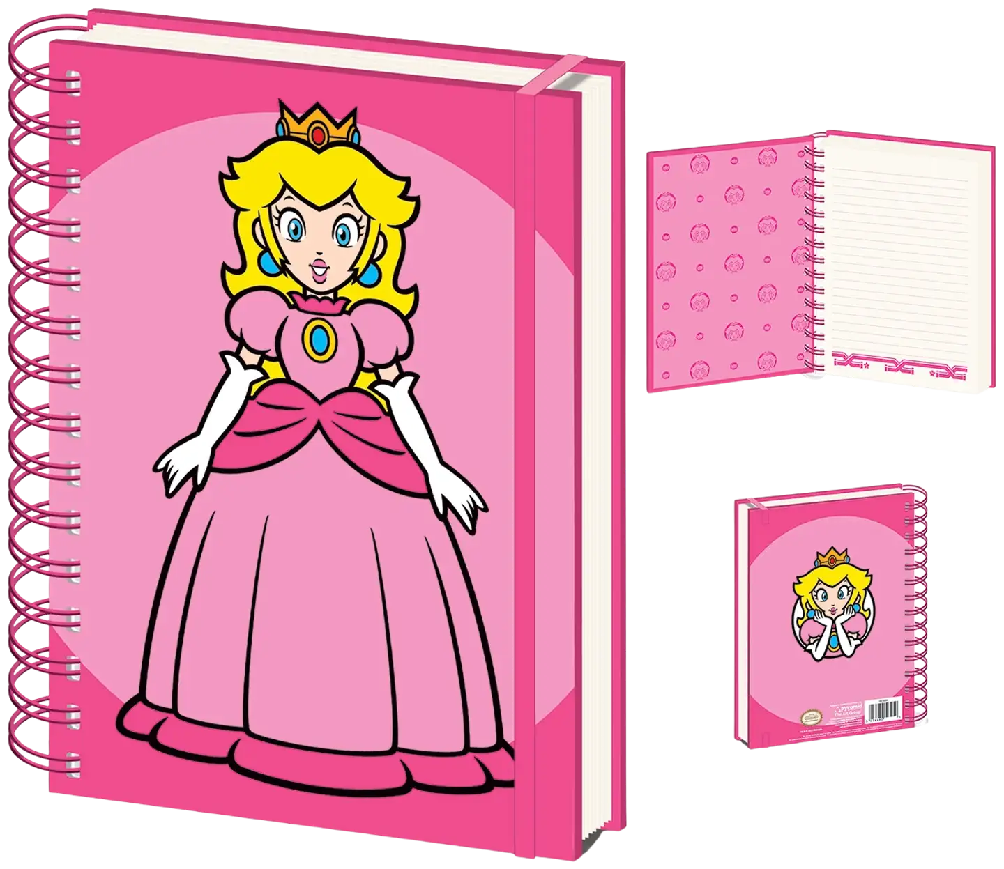 Super Mario (PRINCESS PEACH)  A5 Kierrekansivihko