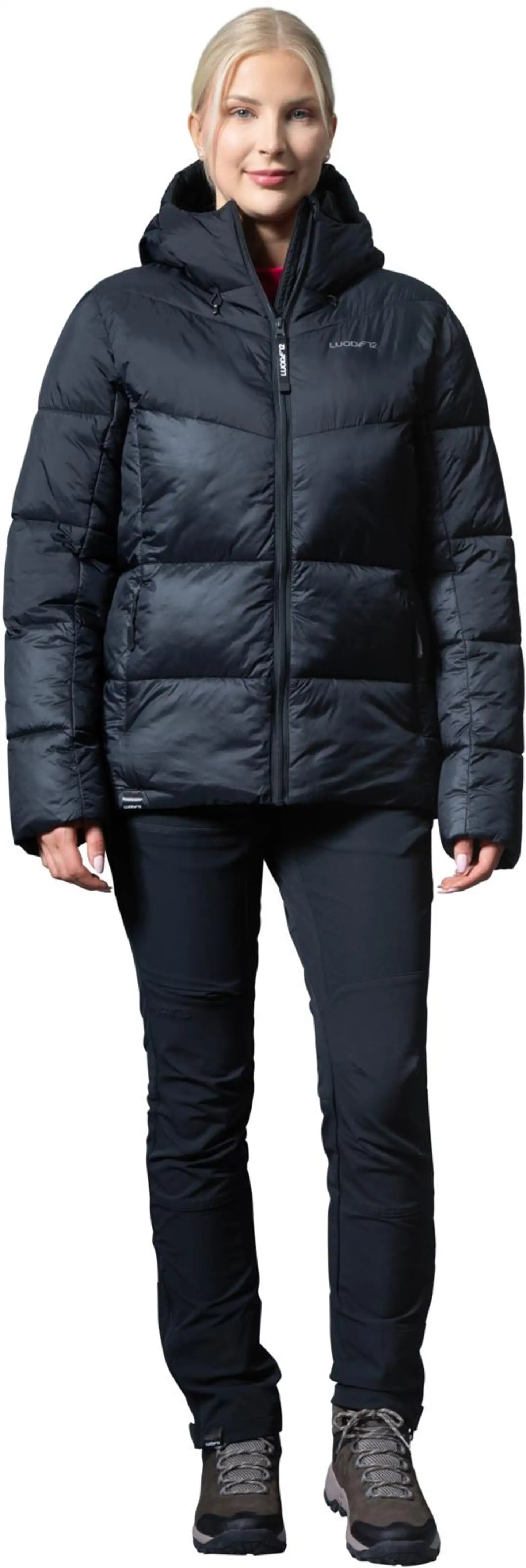 Luode12 naisten talvitakki 223L382586 - BLACK - 5