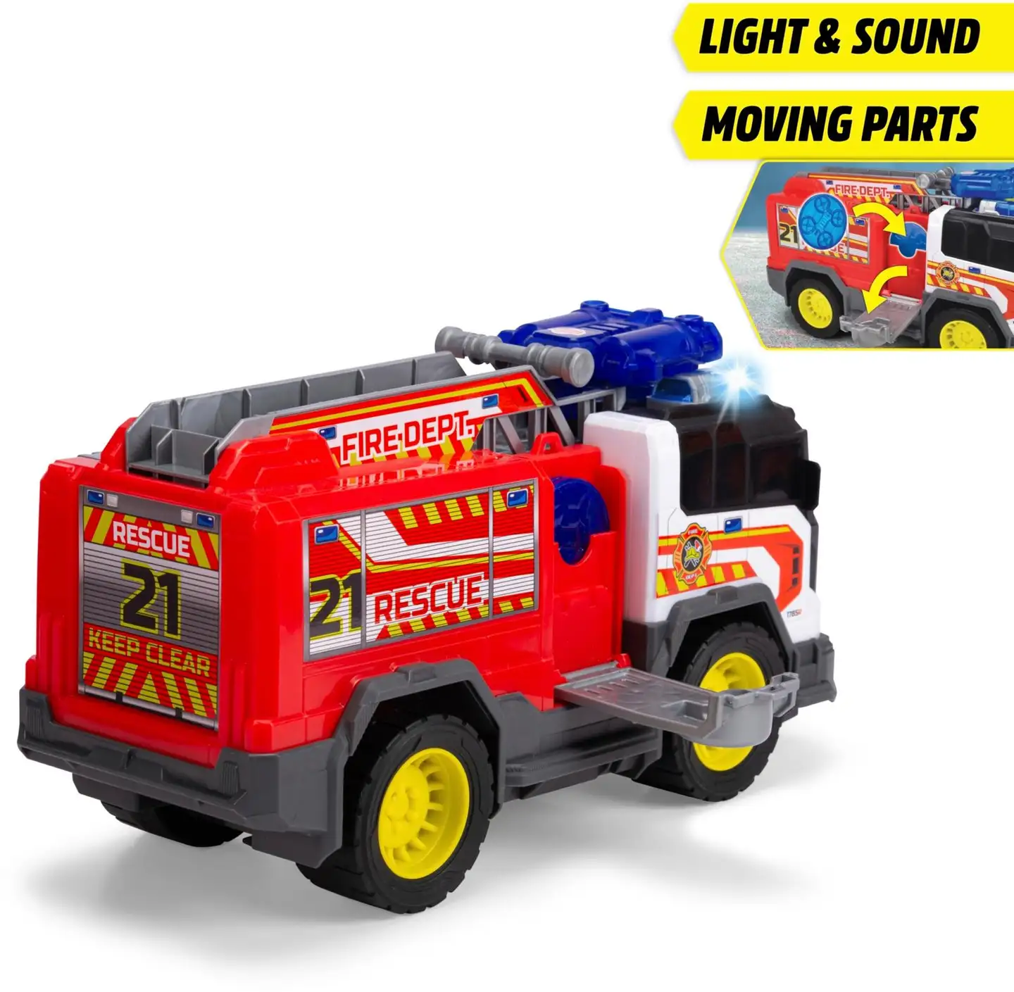 Dickie Toys Paloauto, 30 cm, valo- ja äänitoiminnoin - 4